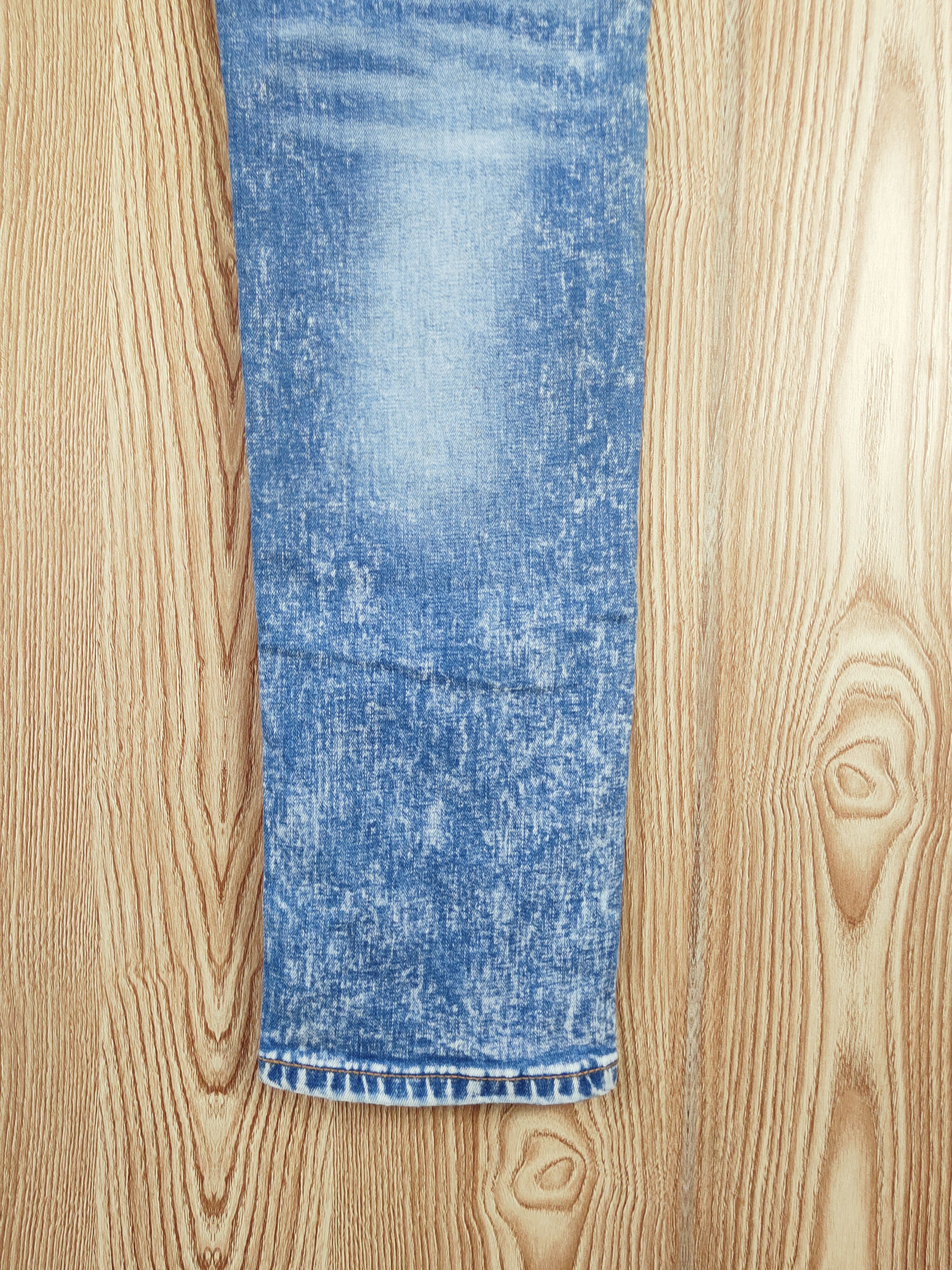 Japanese Brand Avail Blue Distressed Ripped Jeans #W022 Size US 33 - 11 Thumbnail