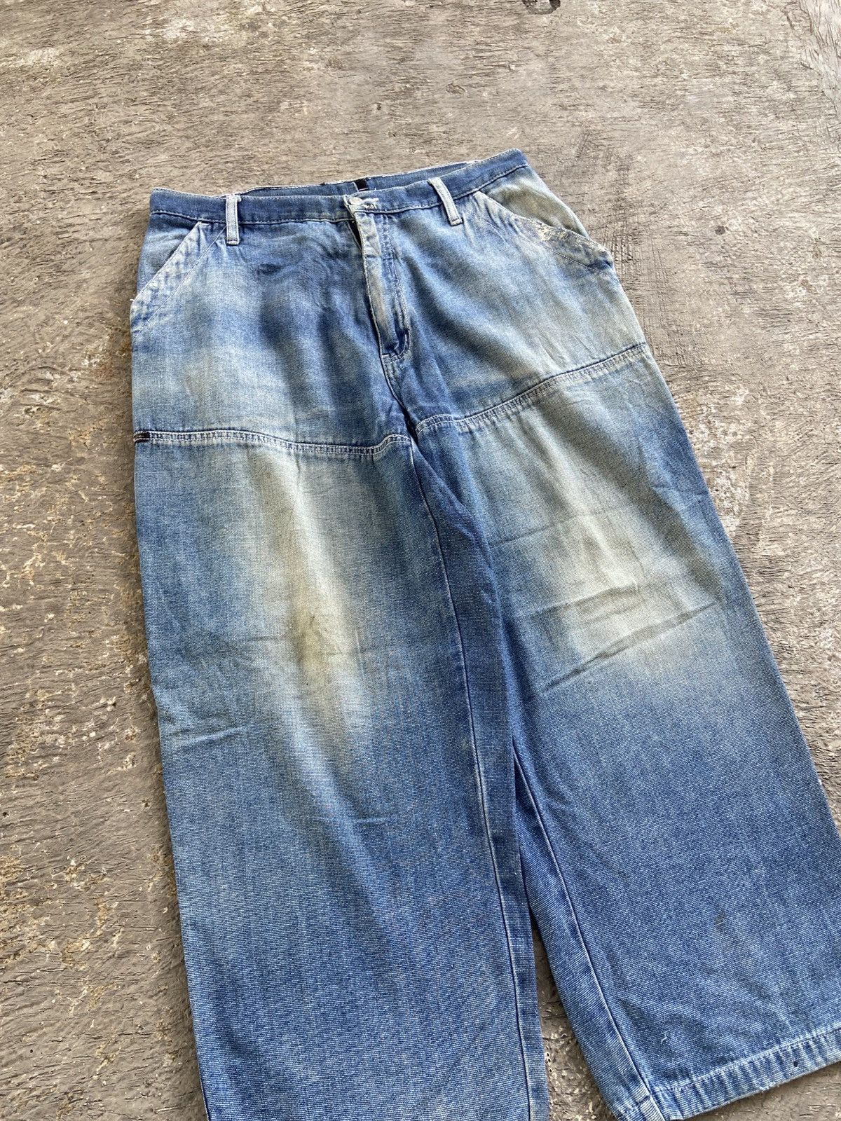 Sean John 2000s Sean John - JNCO Hip Hop Style Baggy Denim Pants Size US 35 - 2 Thumbnail
