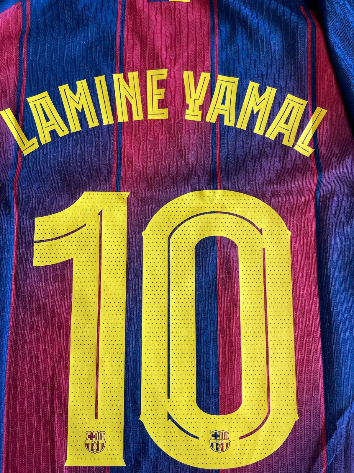 Vintage Player Issue BARCELONA 2025/2026 #10 YAMAL Shirt Jersey Nike Size US XXL / EU 58 / 5 - 13 Thumbnail