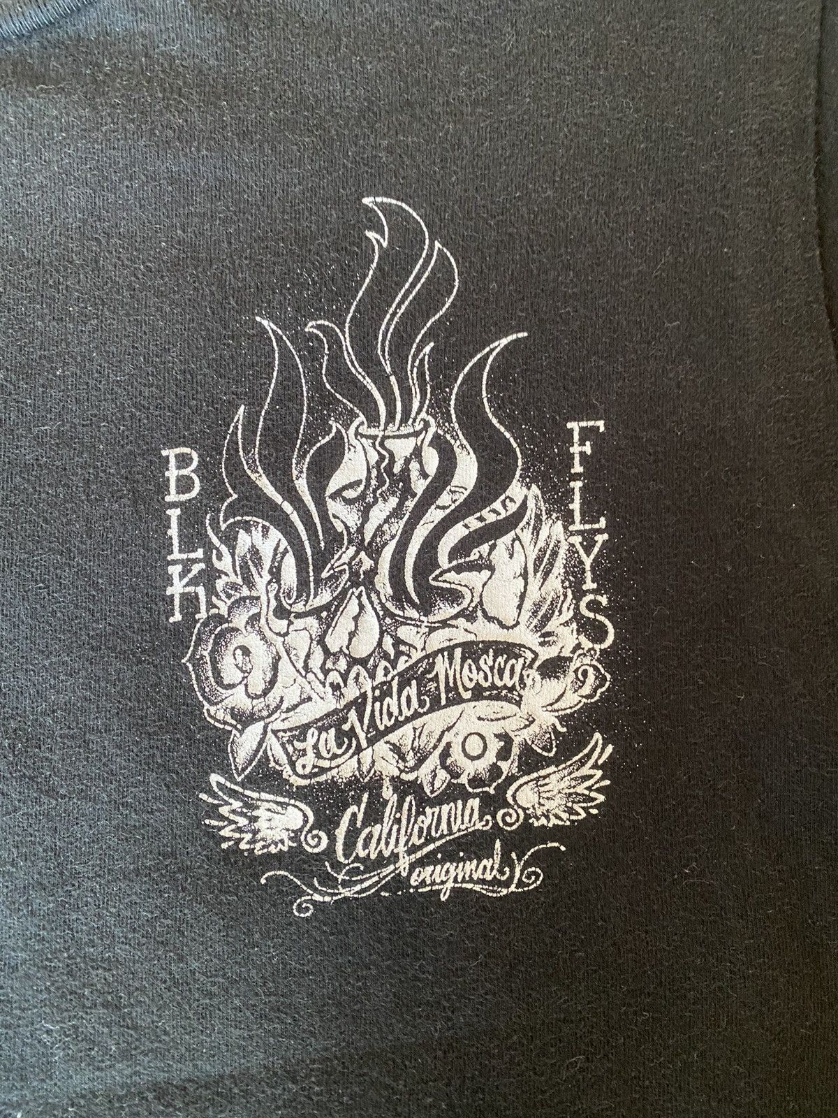 Japanese Brand Black Flys Affliction Style T-Shirt Size US S / EU 44-46 / 1 - 4 Thumbnail