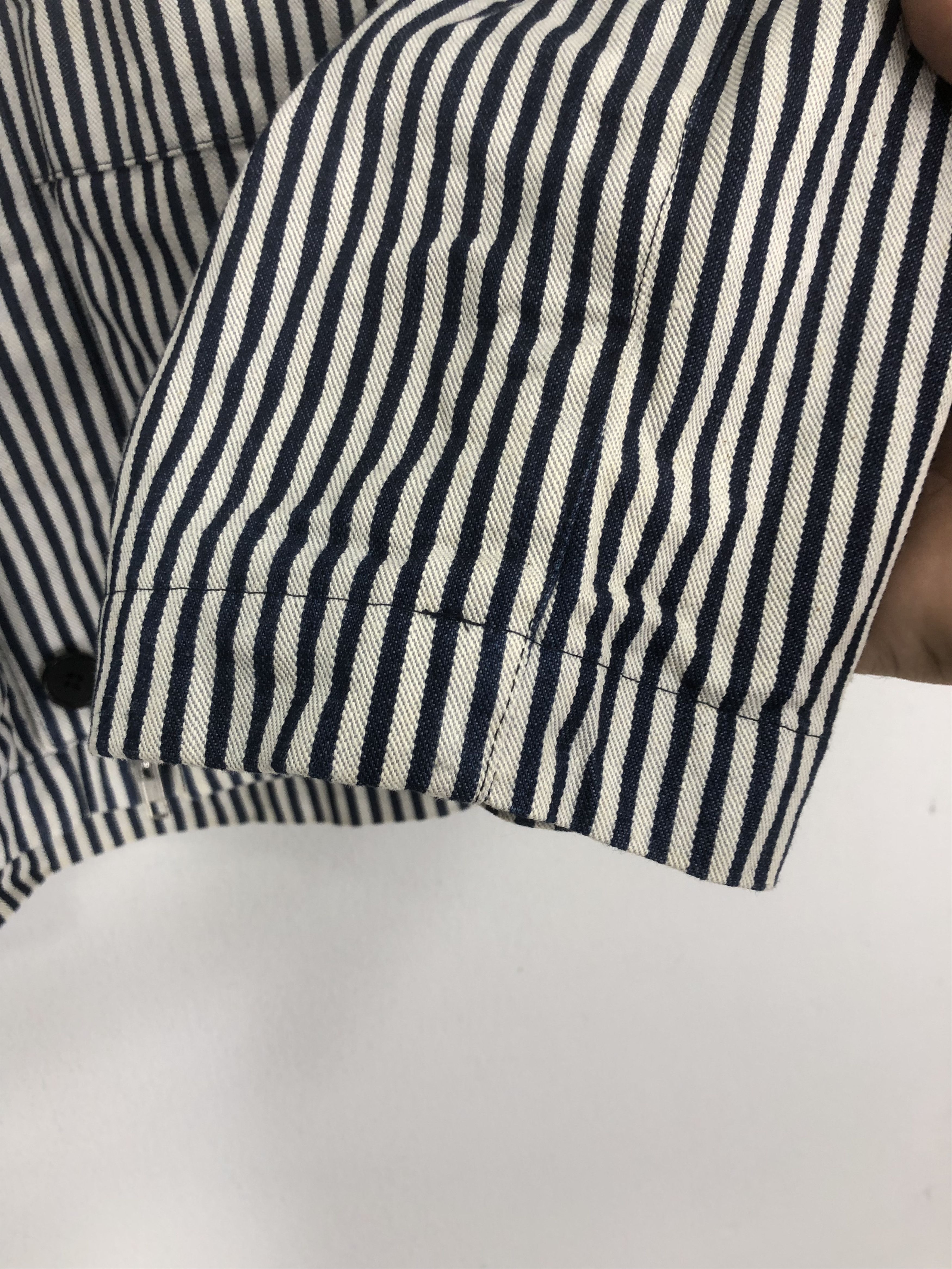 Marni MARNI Hickory Stripe Denime Jacket Size US M / EU 48-50 / 2 - 15 Thumbnail