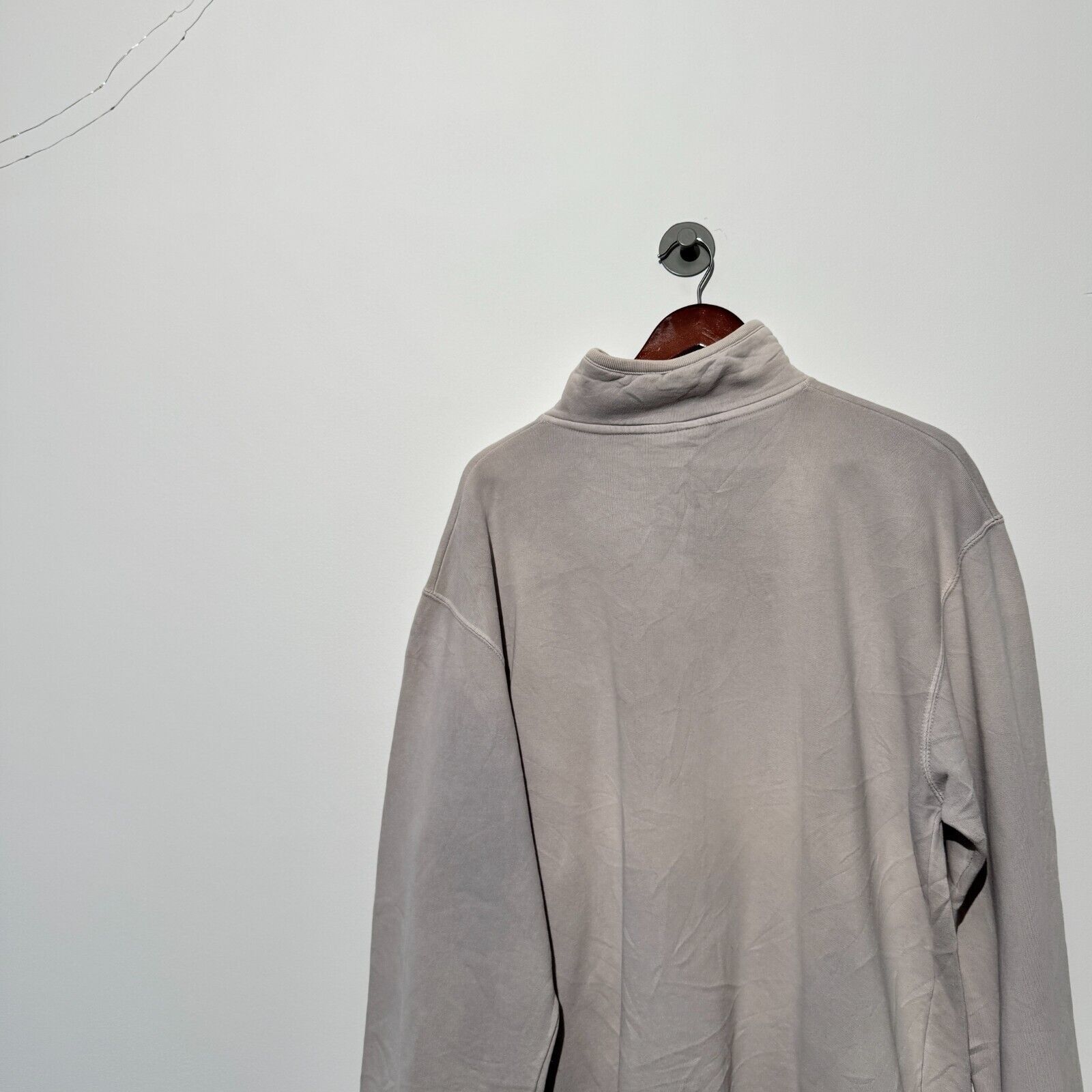 Vintage × Wrangler Vintage Wrangler Unisex White Cotton Sweatshirt Size XL Size US XL / EU 56 / 4 - 14 Thumbnail