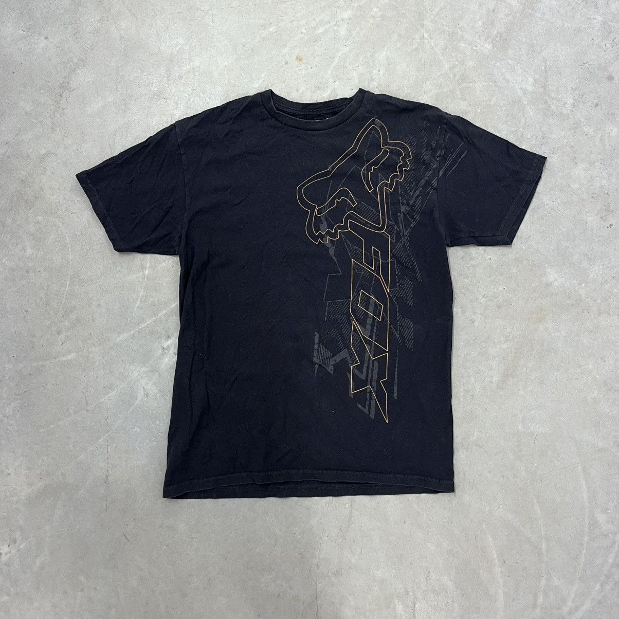 Fox Racing Y2K Fox Motocross black and bronze orange highlights shirt Size US L / EU 52-54 / 3 - 5 Thumbnail