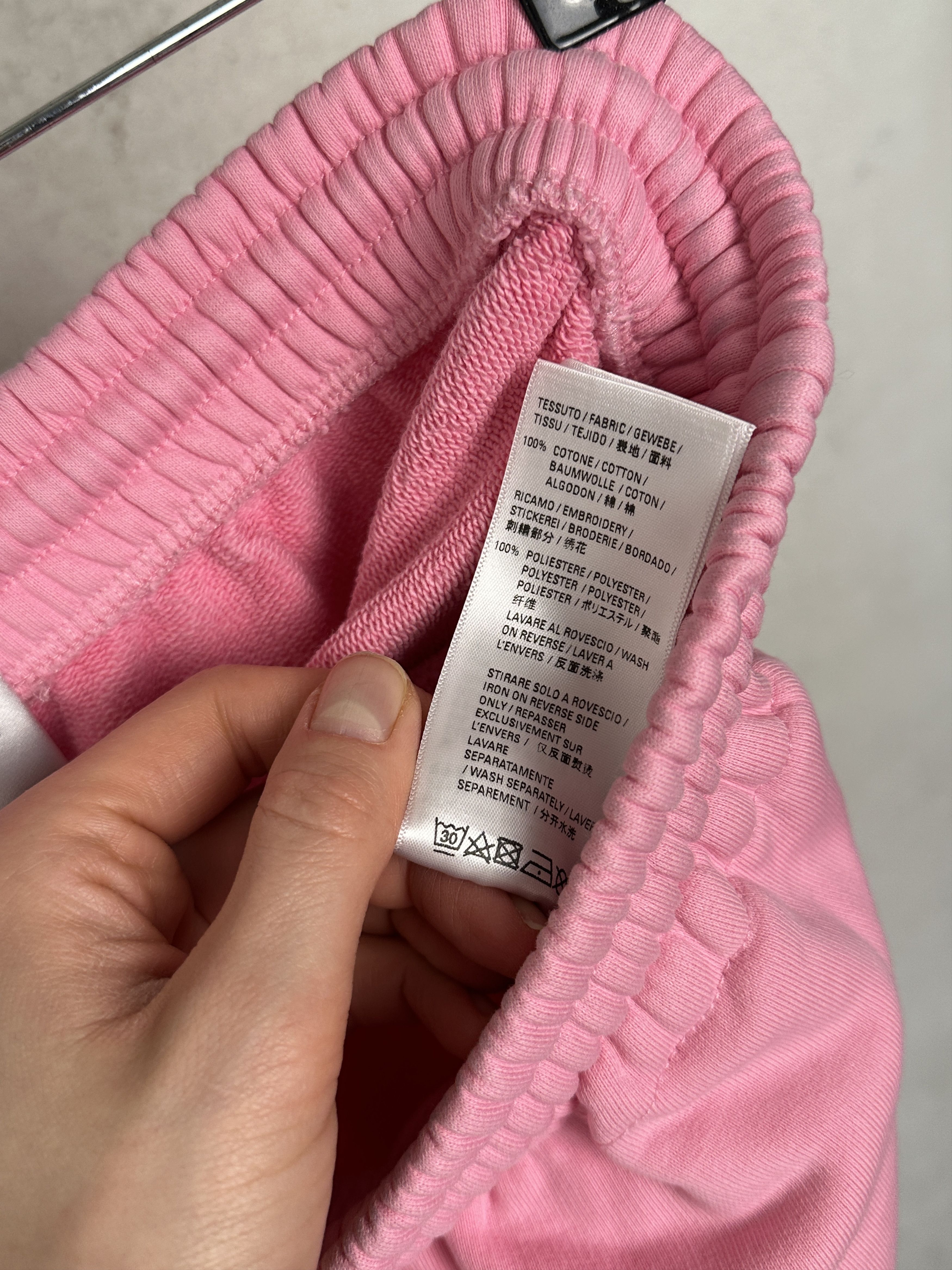 Balenciaga Balenciaga Pink BB Logo Sweatpants Size US 34 / EU 50 - 8 Thumbnail