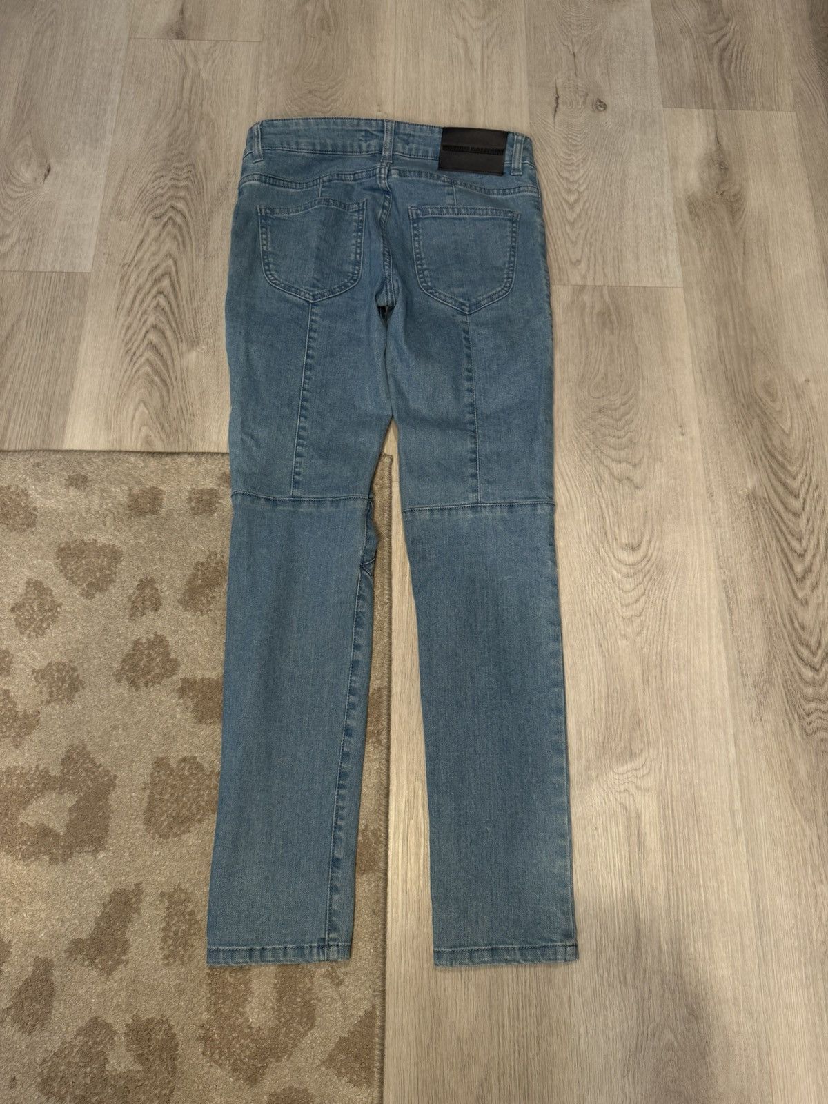 Balmain s/s 2011 biker denim jeans!! Size US 28 / EU 44 - 4 Thumbnail