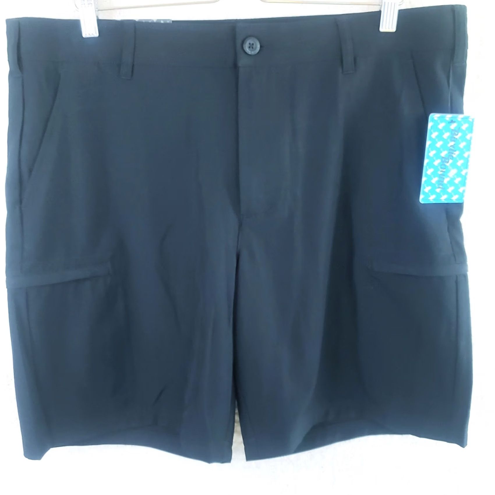 Vintage Birdie Bound Golf Shorts Mens 38 Black Performance Stretch Zip Pocket NWT Size US 38 / EU 54 - 2 Thumbnail