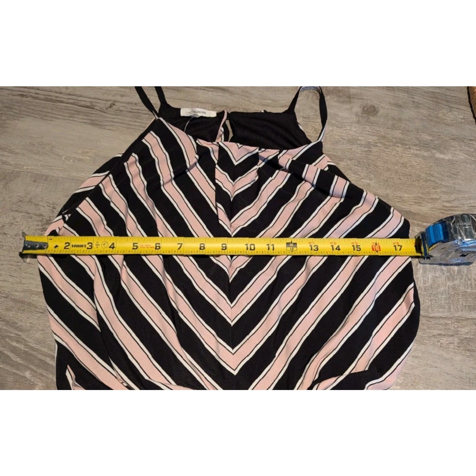 Vintage Maurices Striped Maxi Dress Women’s Medium Striped Pink Black NWT Clothing Maurices Maxi Dress Women’s Medium Striped Pink Black NWT Size M / US 6-8 / IT 42-44 - 6 Thumbnail
