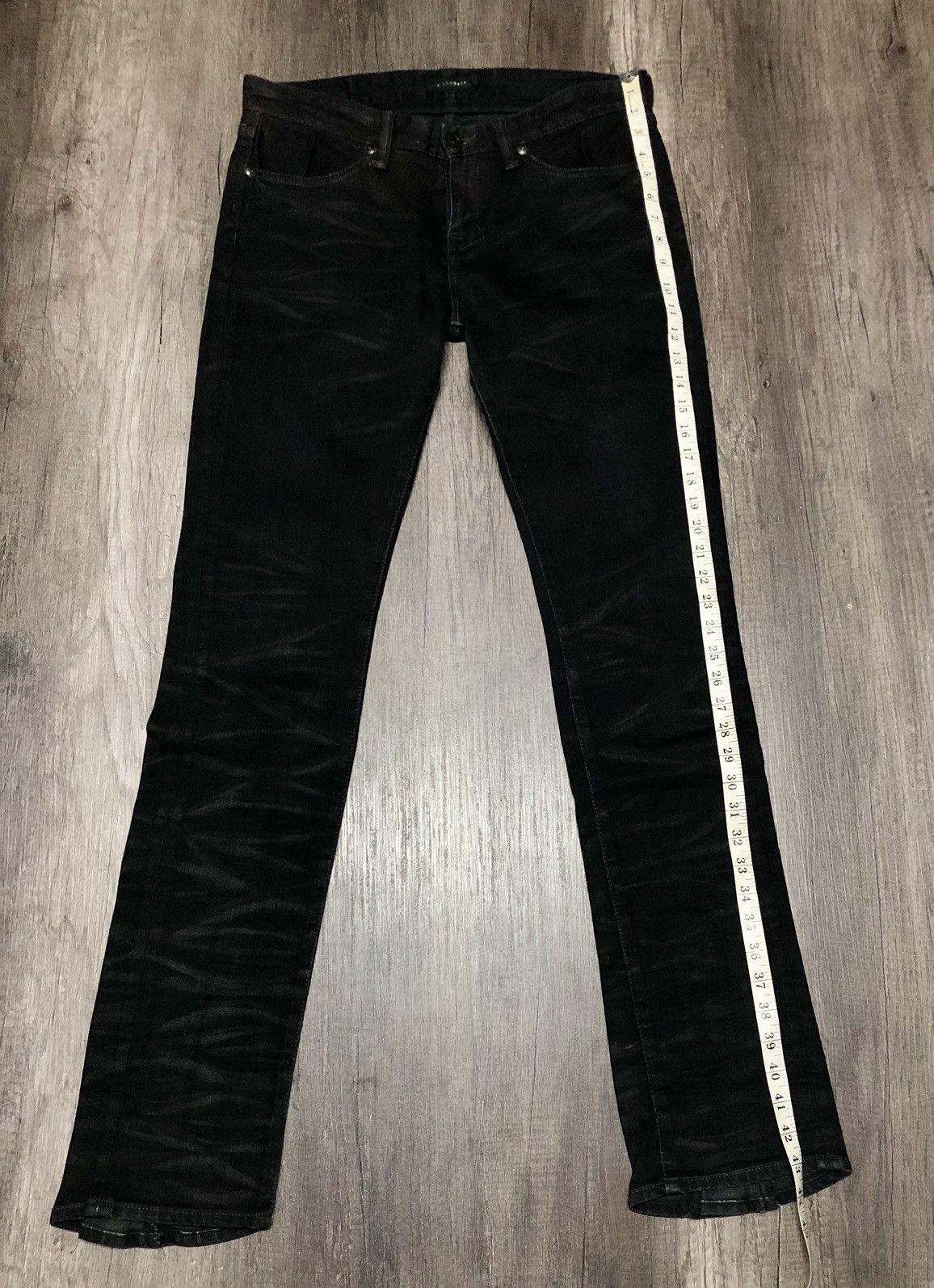 Other CIVARIZE BLACK WAX JEANS Size US 33 - 2 Thumbnail