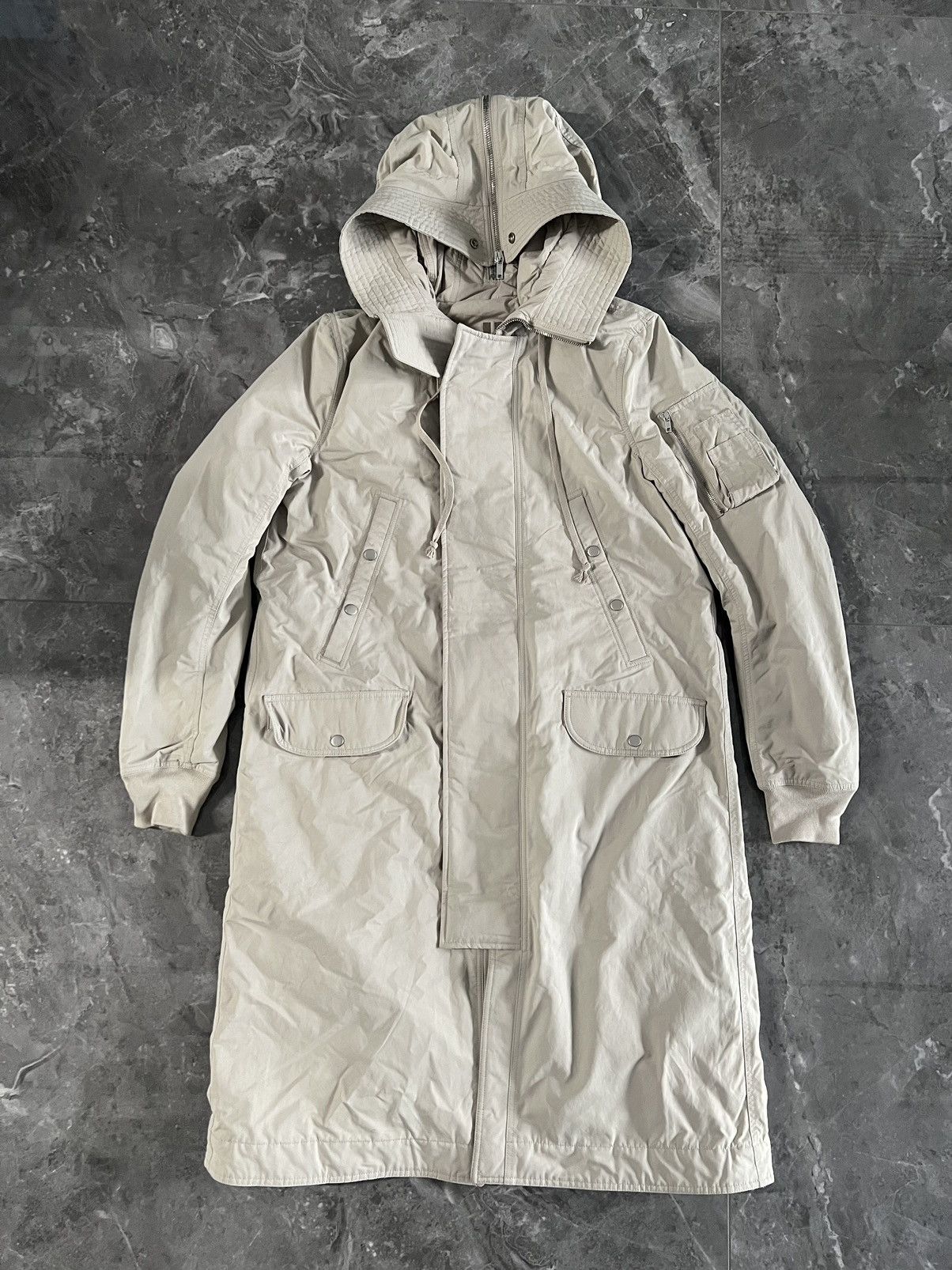 Rick Owens Drkshdw Rick Owens DRKSHDW Hooded Parka Size US M / EU 48-50 / 2 - 1 Thumbnail