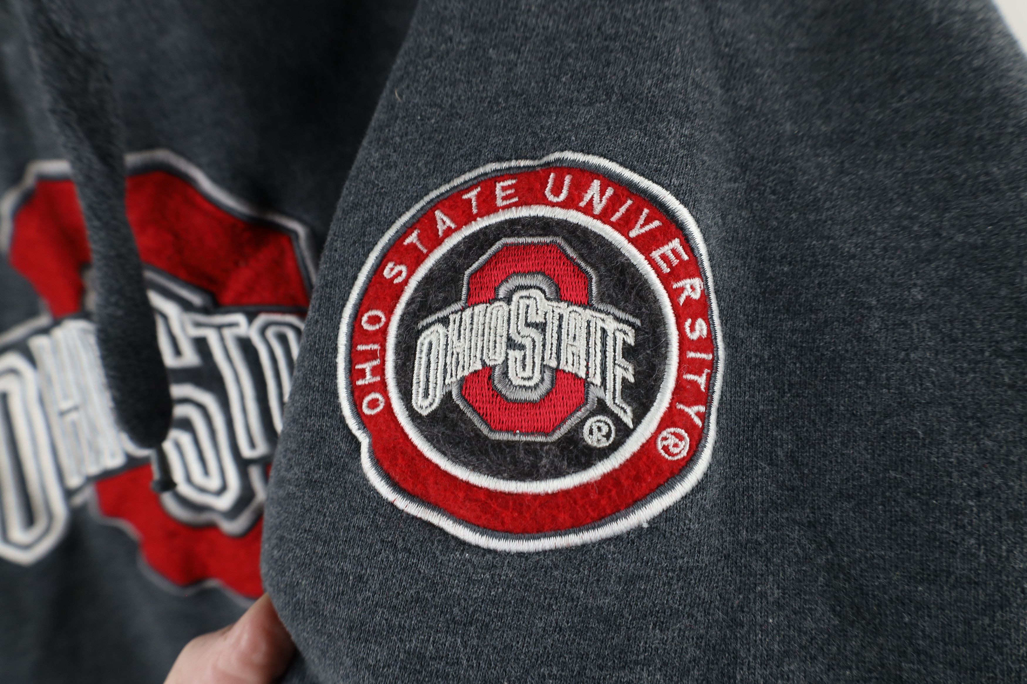 Vintage Vintage Spell Heavyweight Ohio State University Hoodie Gray Size US XXL / EU 58 / 5 - 4 Thumbnail
