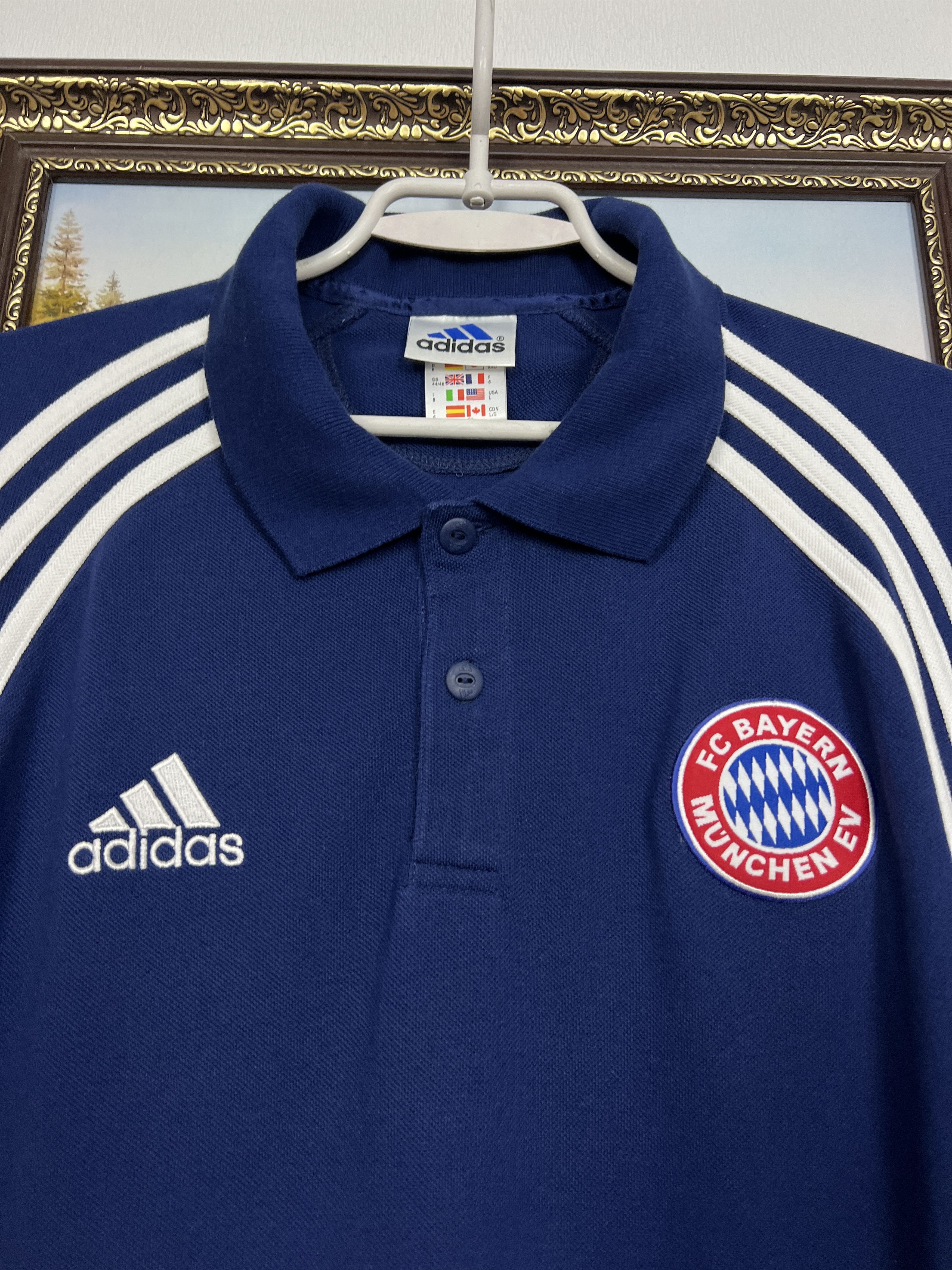 Adidas Vintage 90's Bayern Munich Train Shirt Soccer Jersey Trikot Size US L / EU 52-54 / 3 - 3 Thumbnail