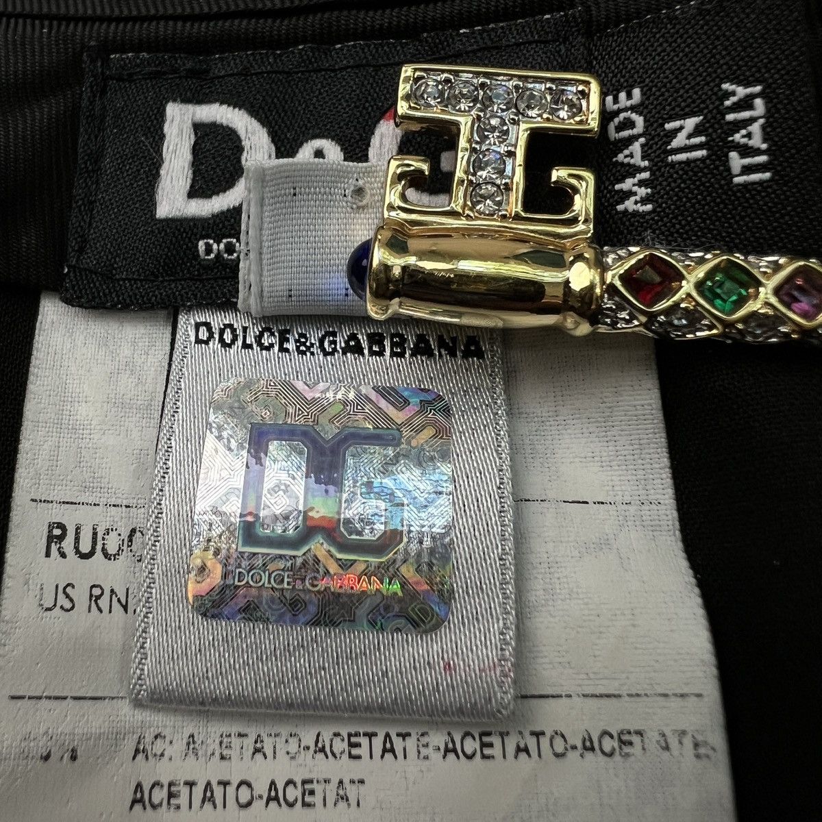 Dolce & Gabbana Dolce & Gabbana Shimmering Pleated Pants Size US 33 - 14 Thumbnail