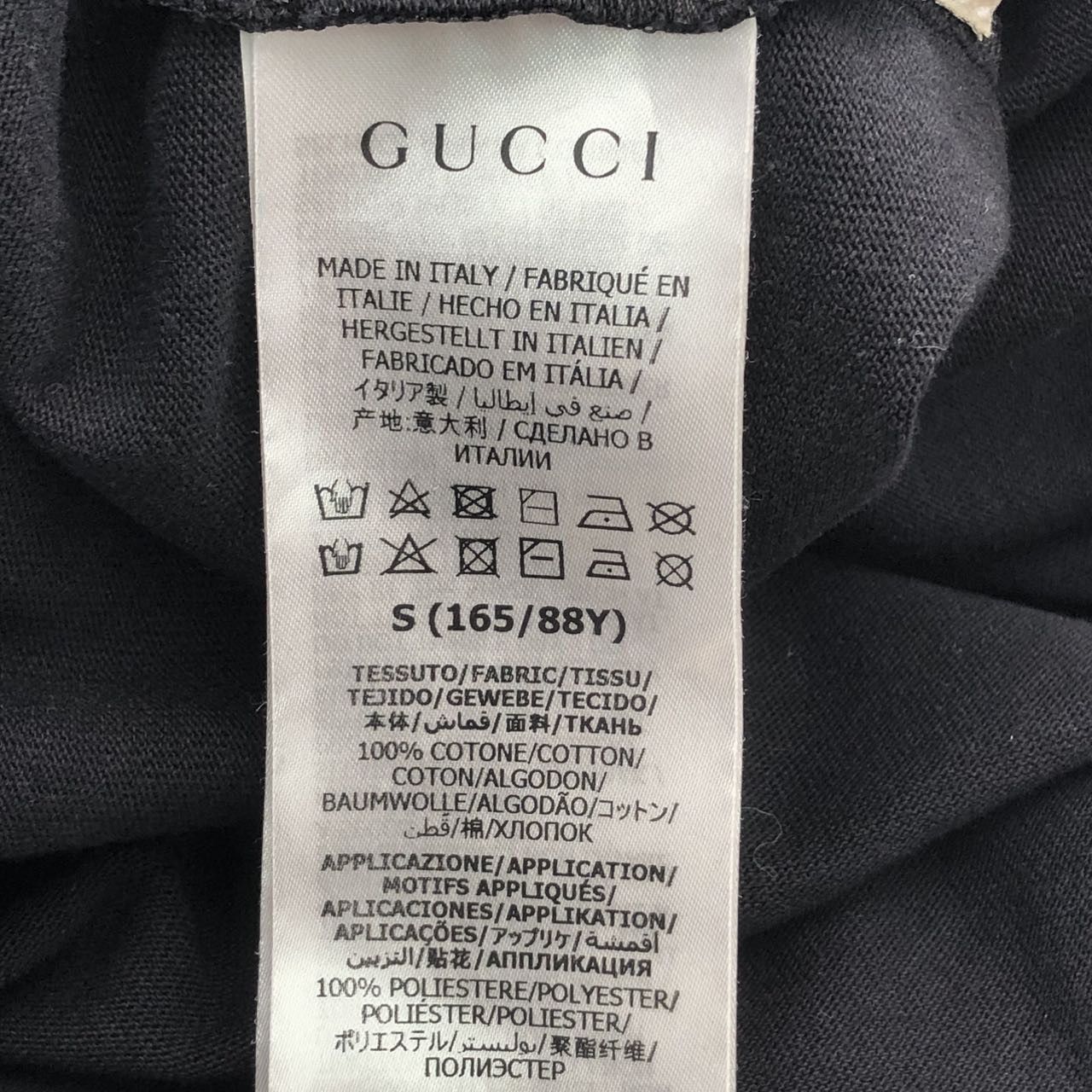 Gucci GUCCI Cartoon Letter Pattern Crew Neck T-Shirt K26WX Size S / US 4 / IT 40 - 8 Thumbnail