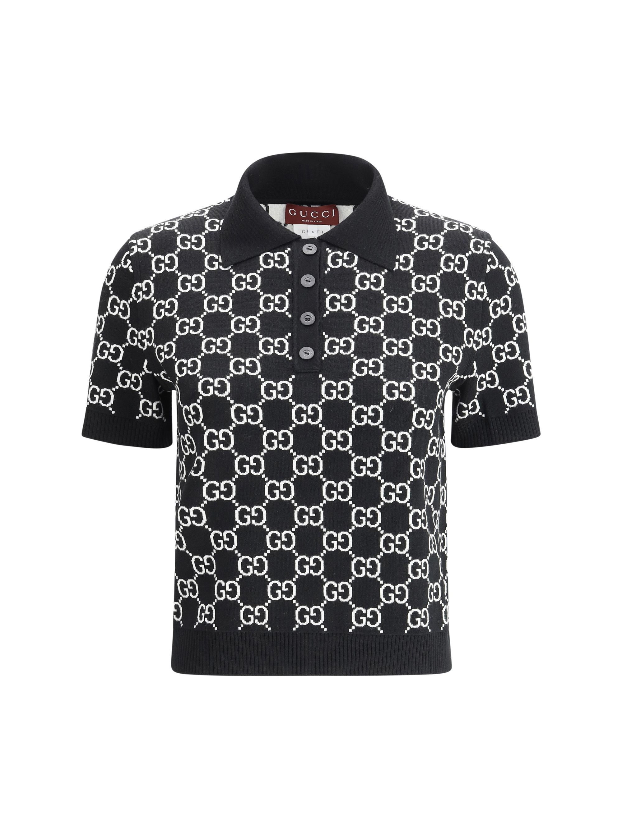 Gucci GG wool jacquard Polo Top Size XS / US 0-2 / IT 36-38 - 1 Thumbnail