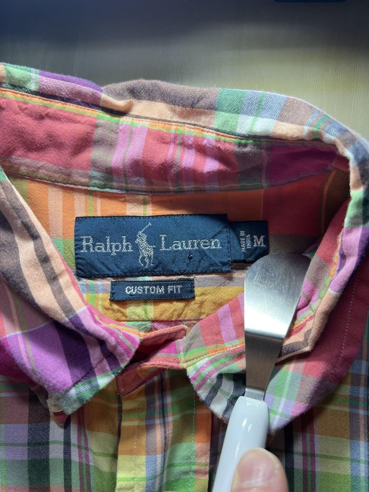 Polo Ralph Lauren Polo Ralph Lauren Mens Madras Plaid Button Down Shirt Sz M Size US M / EU 48-50 / 2 - 6 Thumbnail