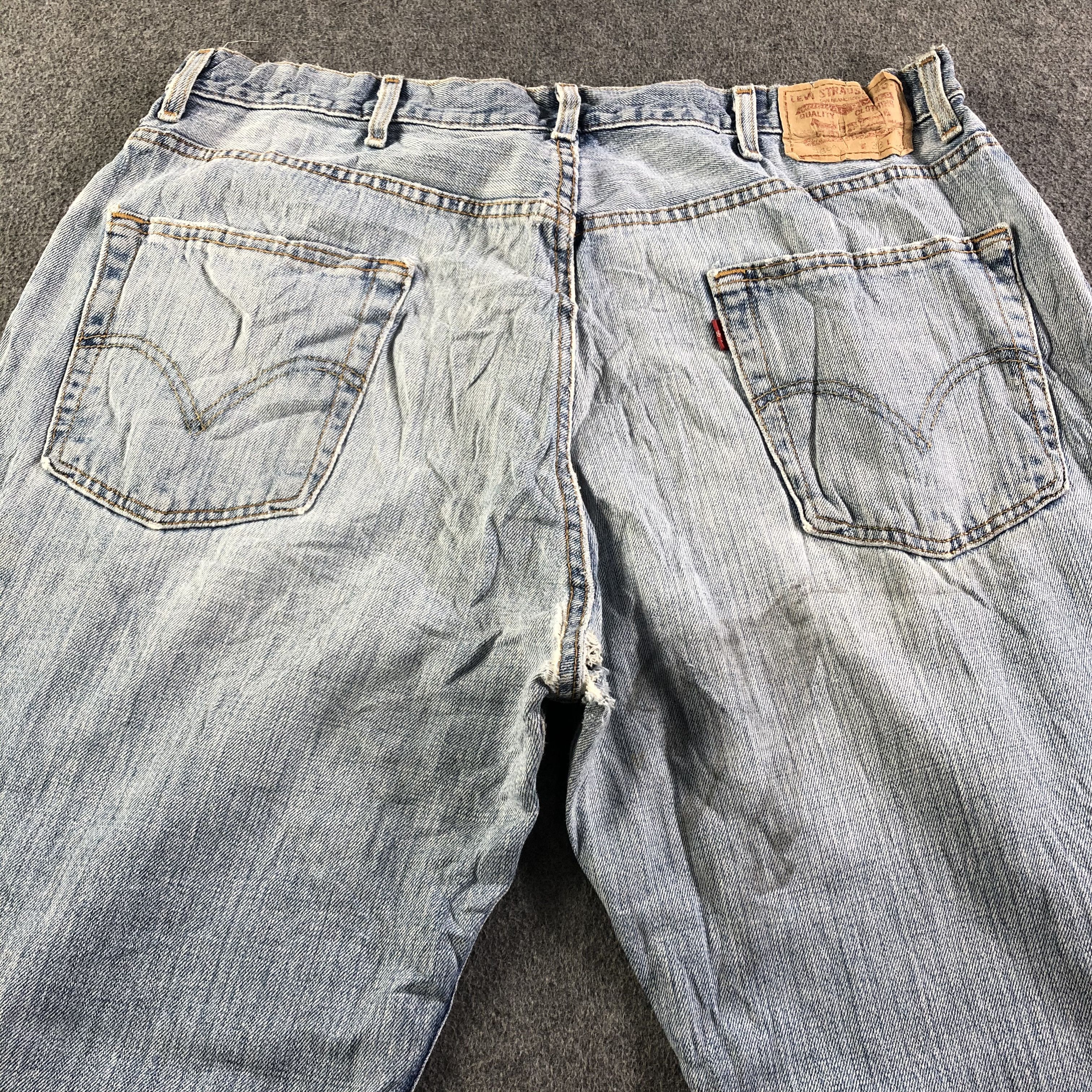 Levi's Vintage Light Wash Levis 569 Jeans-J3627 Size US 38 / EU 54 - 4 Thumbnail