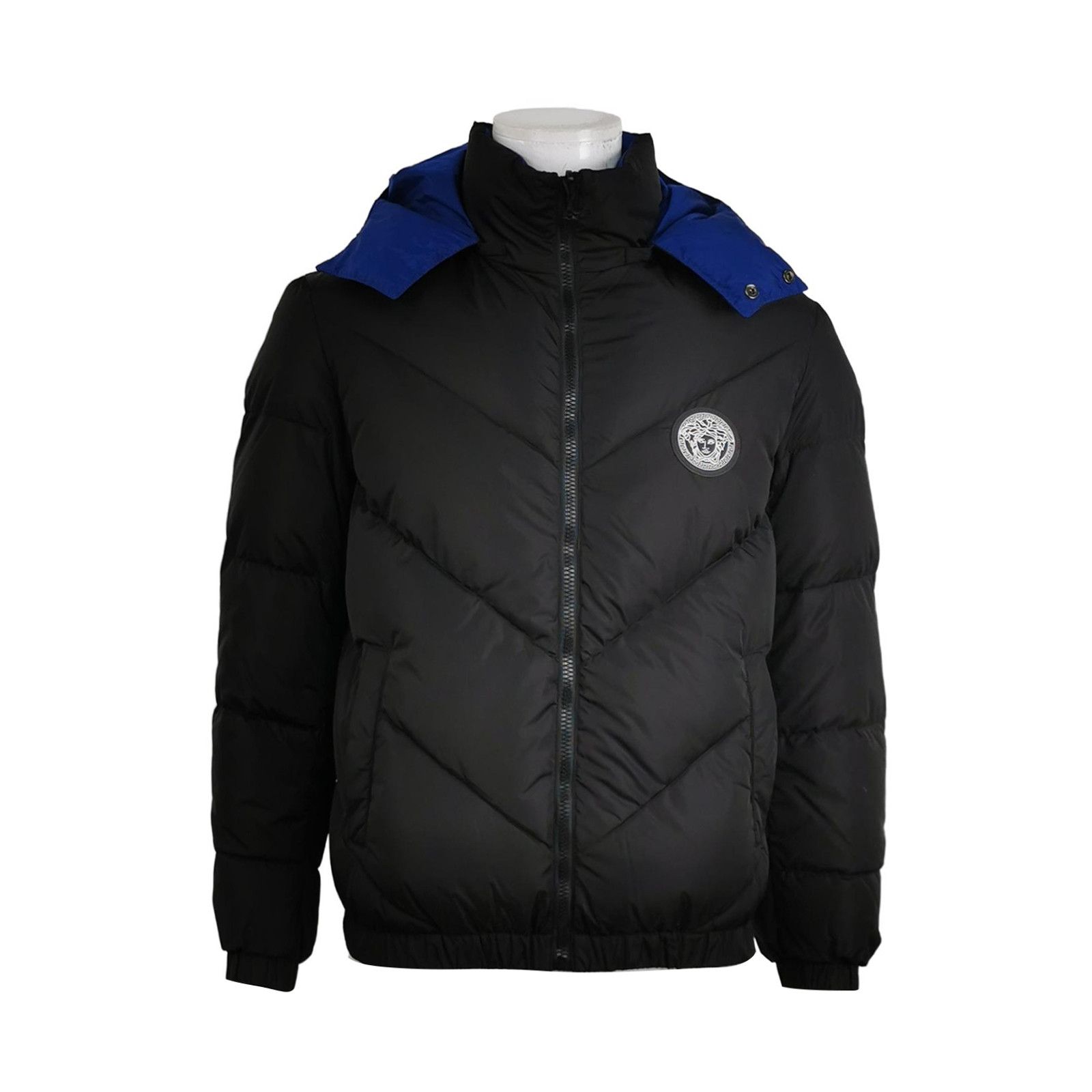 Versace Versace Color-Block Medusa Reversible Down Jacket Size US S / EU 44-46 / 1 - 1 Thumbnail