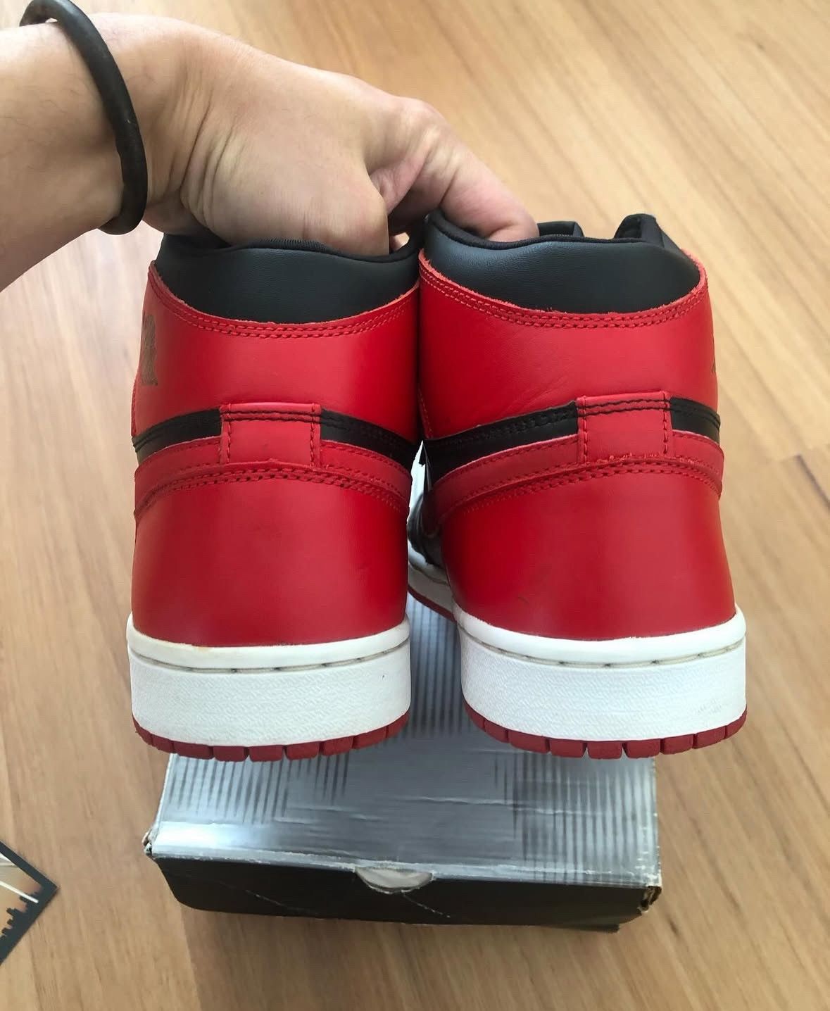 Jordan Brand 2001 Nike Air Jordan 1 - Bred Size US 9 / EU 42 - 5 Thumbnail