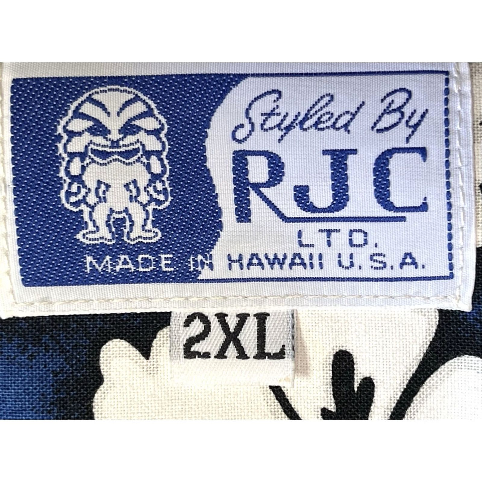 Vintage VINTAGE RJC Shirt Mens 2XL Adult Hawaiian Surfboards Truck Blue Made USA Shirt Size US XXL / EU 58 / 5 - 5 Thumbnail