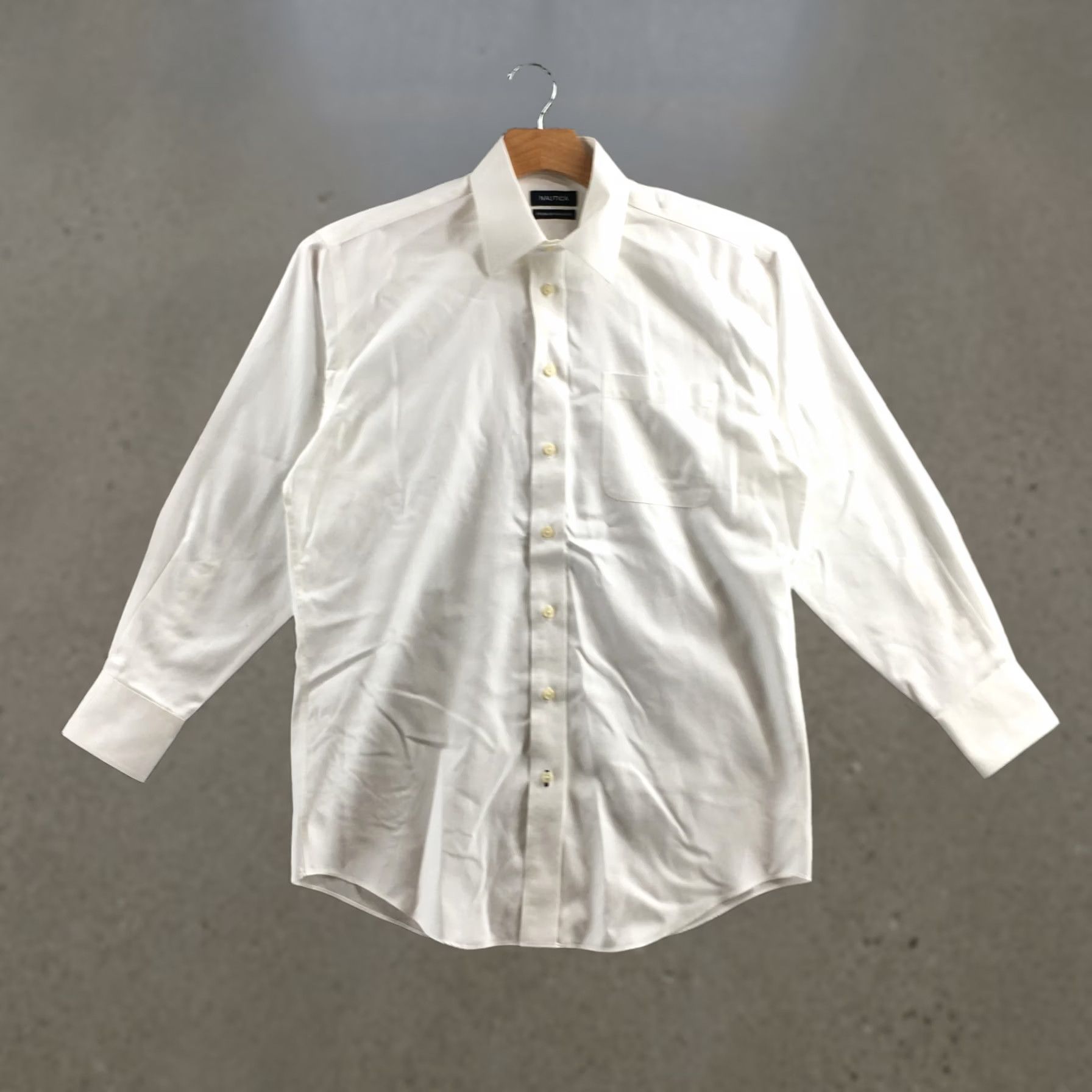 Nautica Nautica Shirt Mens 15.5 32/33 White Cotton Premium Non Iron Longsleeve Button Up Size US XS / EU 42 / 0 - 1 Thumbnail