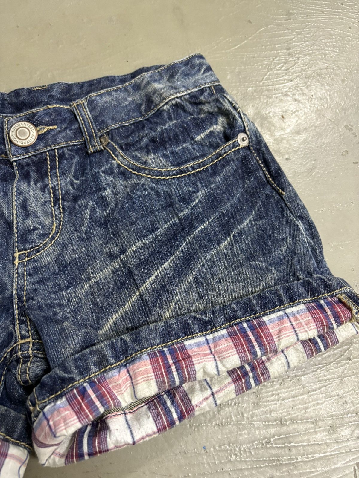 If Six Was Nine RNA H Naoto Acid Wash Japanese brand Denim shorts Size 29" - 3 Thumbnail