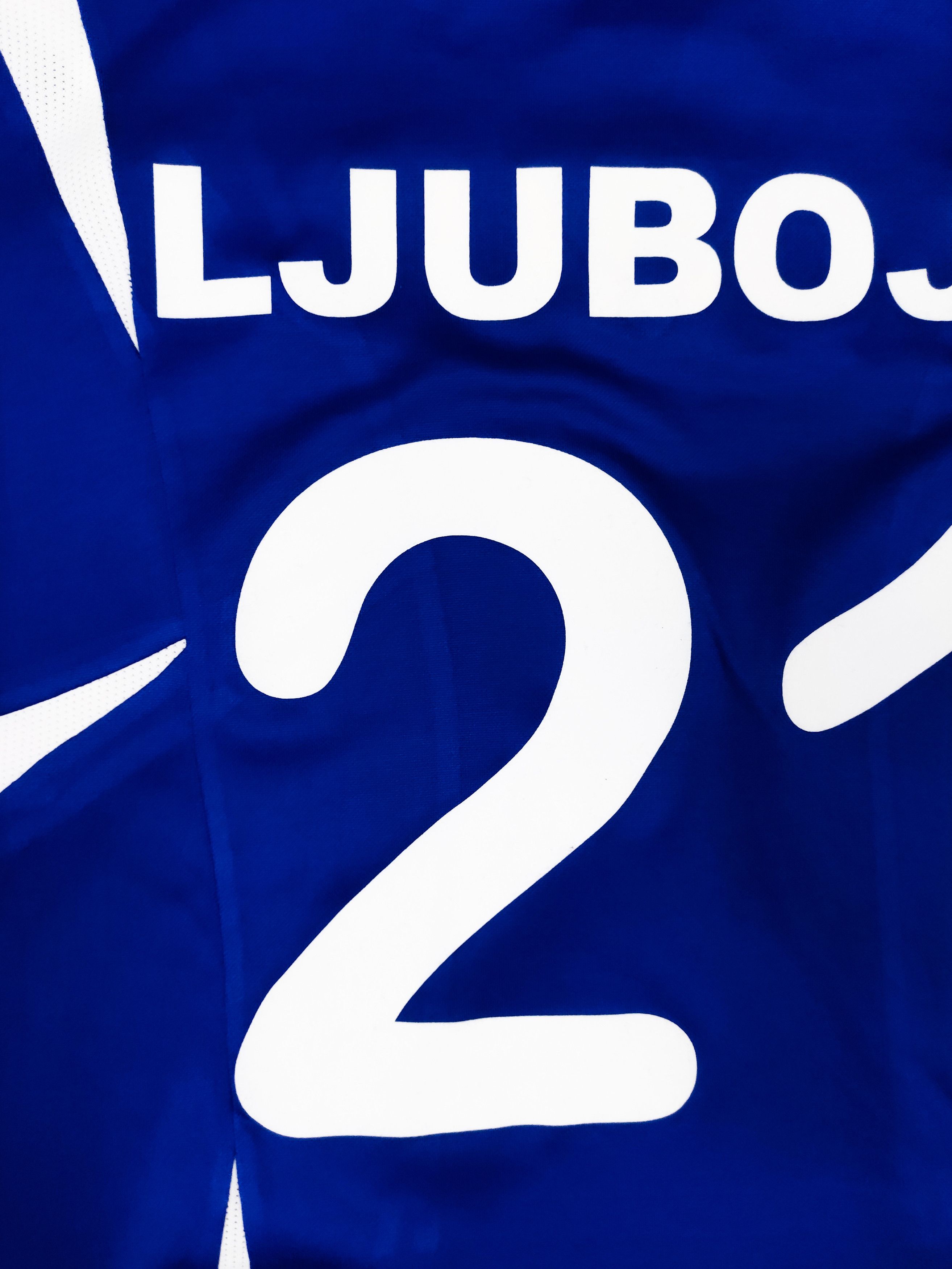 Lotto Sport Ljuboja #21 Serbia & Montenegro 2006 Lotto Home Shirt PSG Size US M / EU 48-50 / 2 - 7 Thumbnail