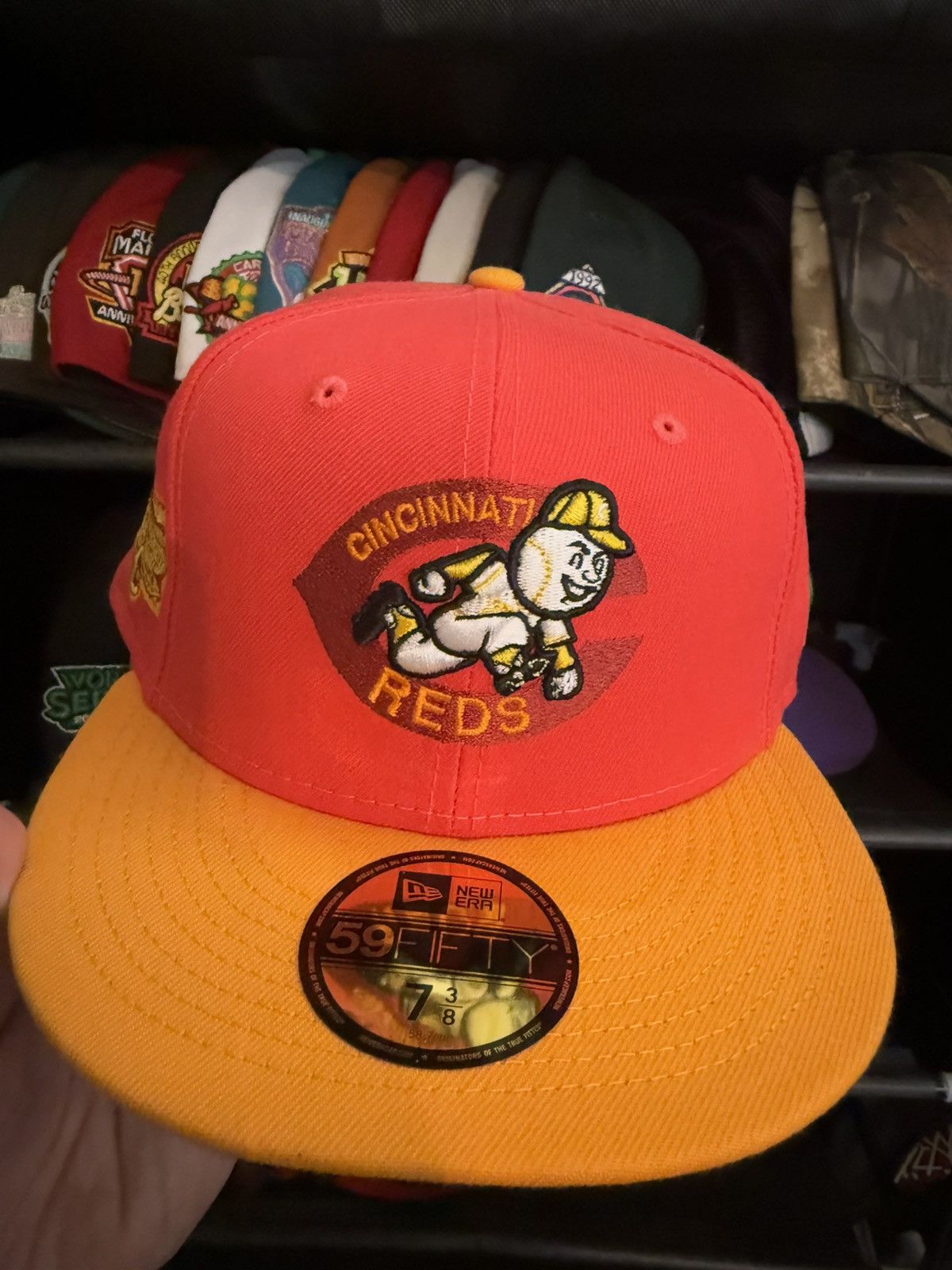 Hat Club × New Era CINCINNATI RED HATCLUB EXCLUSIVE 7 3 8 Size ONE SIZE - 1 Thumbnail