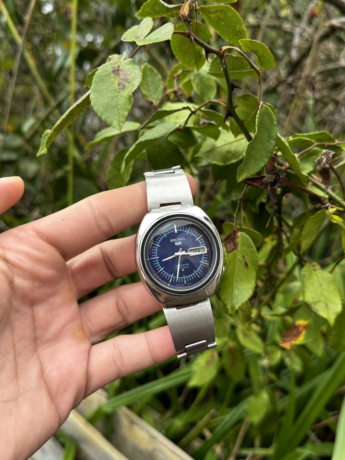 Japanese Brand × Vintage Vintage Seiko 5 sports automatic watch Size 36 - 8 Thumbnail