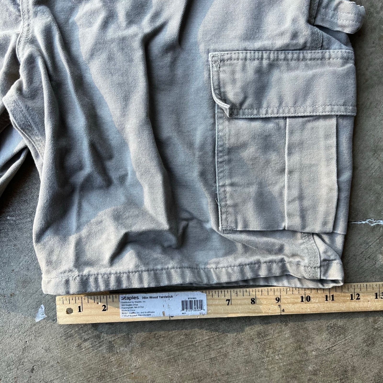 Vintage VINTAGE CARHARTT CARGO SHORTS CARPENTER WORKWEAR 38 BAGGY Size US 38 / EU 54 - 5 Thumbnail