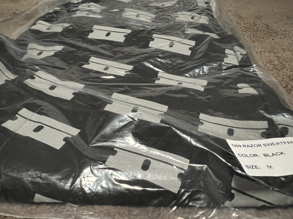 G59 Records G59 RAZOR SWEATPANT (BLACK) MEDIUM Size US 32 / EU 48 - 5 Thumbnail