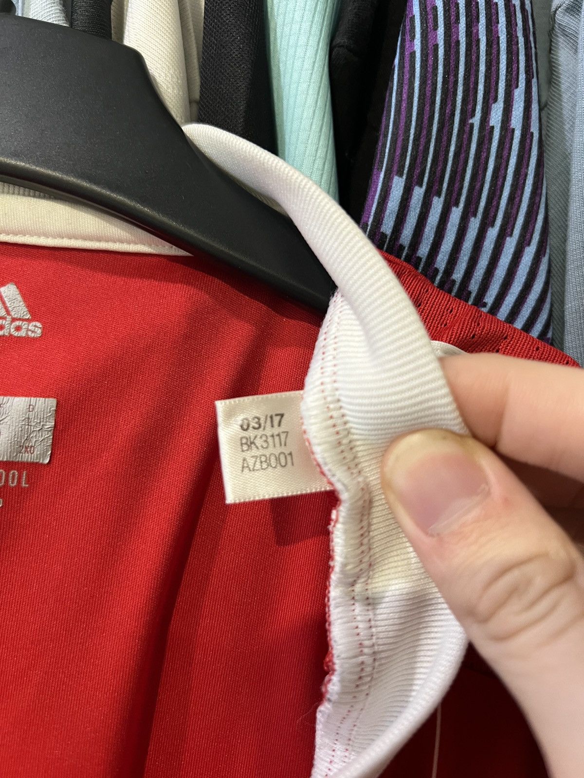 Adidas 2017/2018 ADIDAS NOTTINGHAM FOREST AWAY FOOTBALL SHIRT SZ L Size US L / EU 52-54 / 3 - 6 Thumbnail