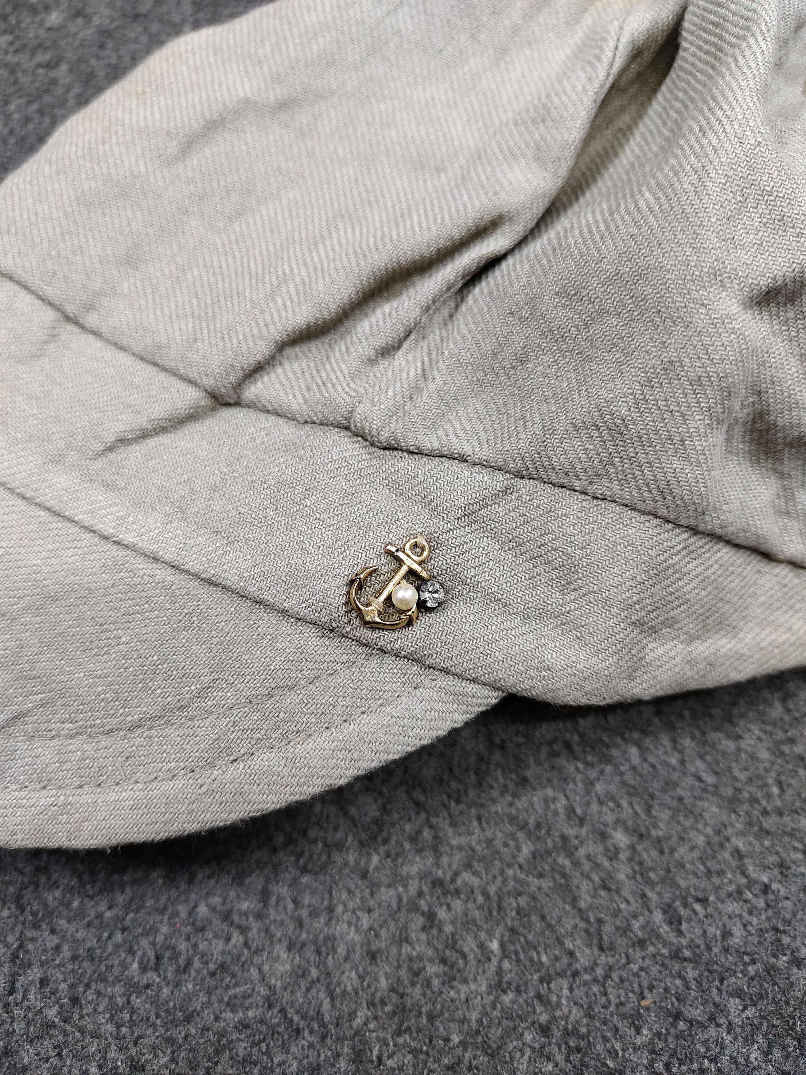CA4LA 2000s CA4LA🇯🇵Minimalis Streetwear Linen Marine Newsboy Cap Size ONE SIZE - 4 Thumbnail
