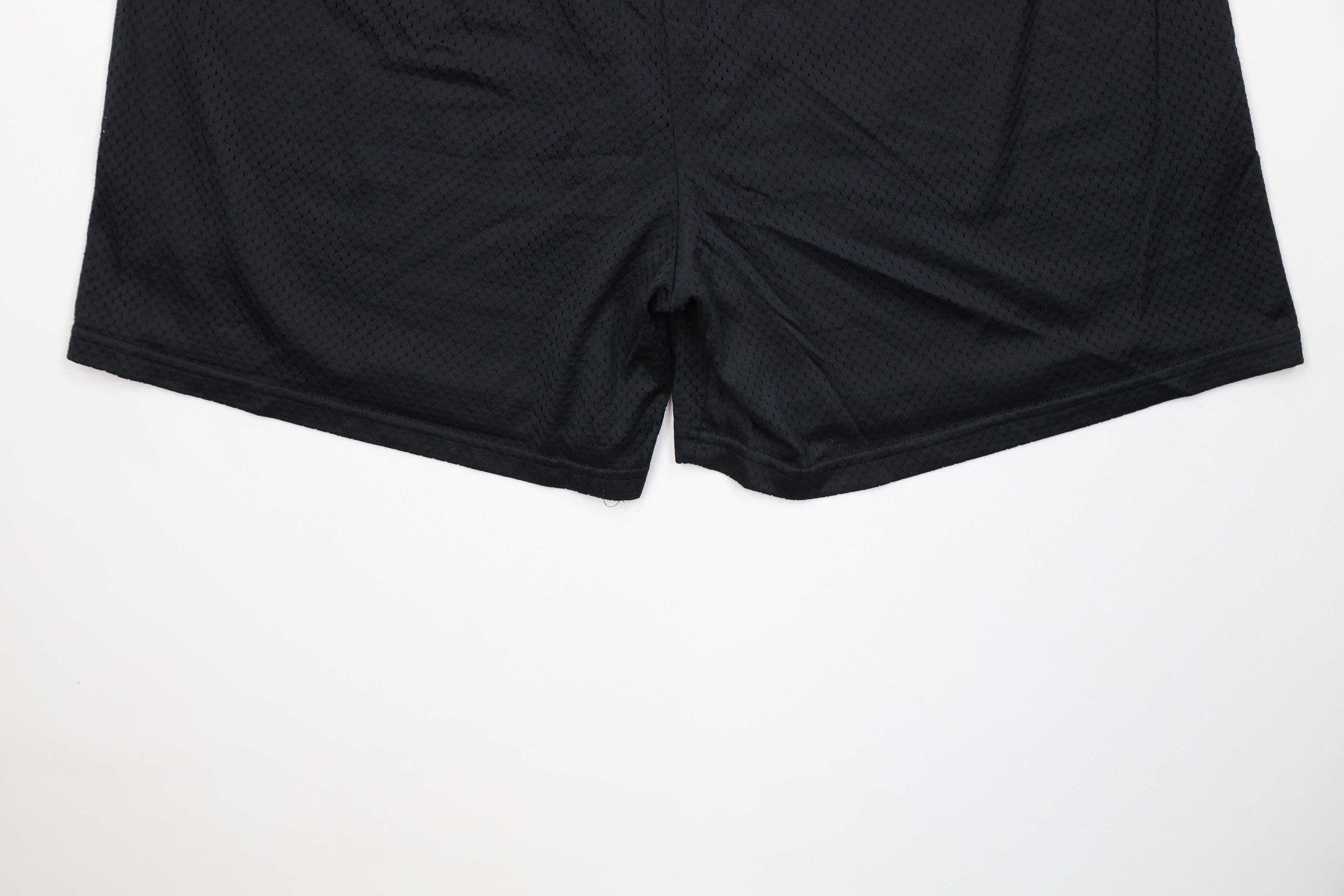 Reebok Vintage 90s Reebok Above Knee Mesh Shorts Black Polyester Size US 34 / EU 50 - 10 Thumbnail