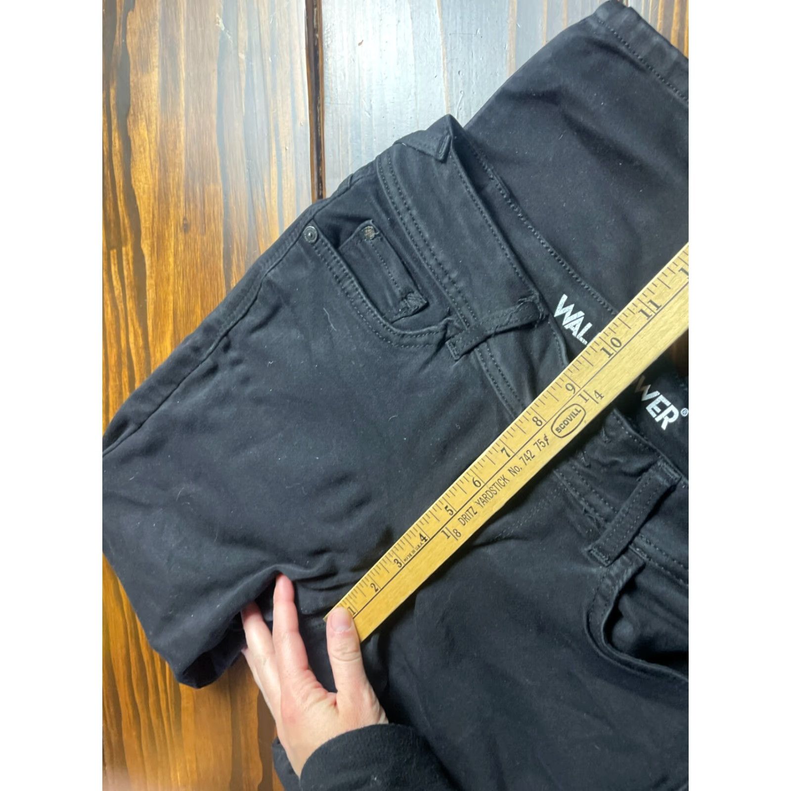 Vintage WallFlower Jeans Women’s Size 7 Black The Ultra Fit Jeans Regular Skinny 28in Inseam Womens Size 28" / US 6 / IT 42 - 5 Thumbnail