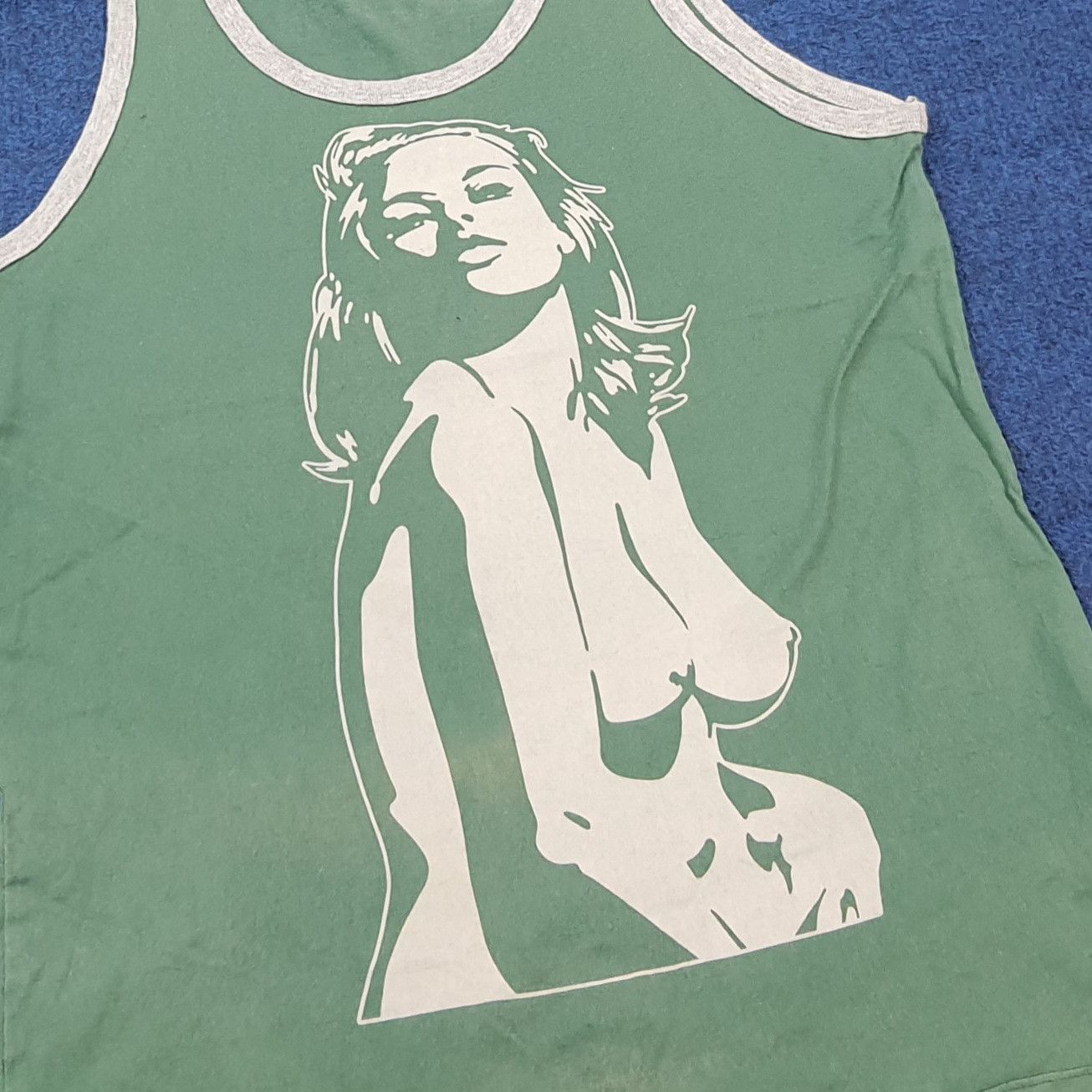 Hysteric Glamour Vintage Hysteric Glamour Naked Graphic Tank Top C301N73 Size S / US 4 / IT 40 - 2 Thumbnail