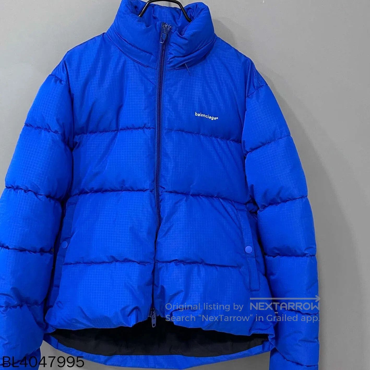 Balenciaga balenciaga blue logo padded jacket. Size US L / EU 52-54 / 3 - 1 Thumbnail