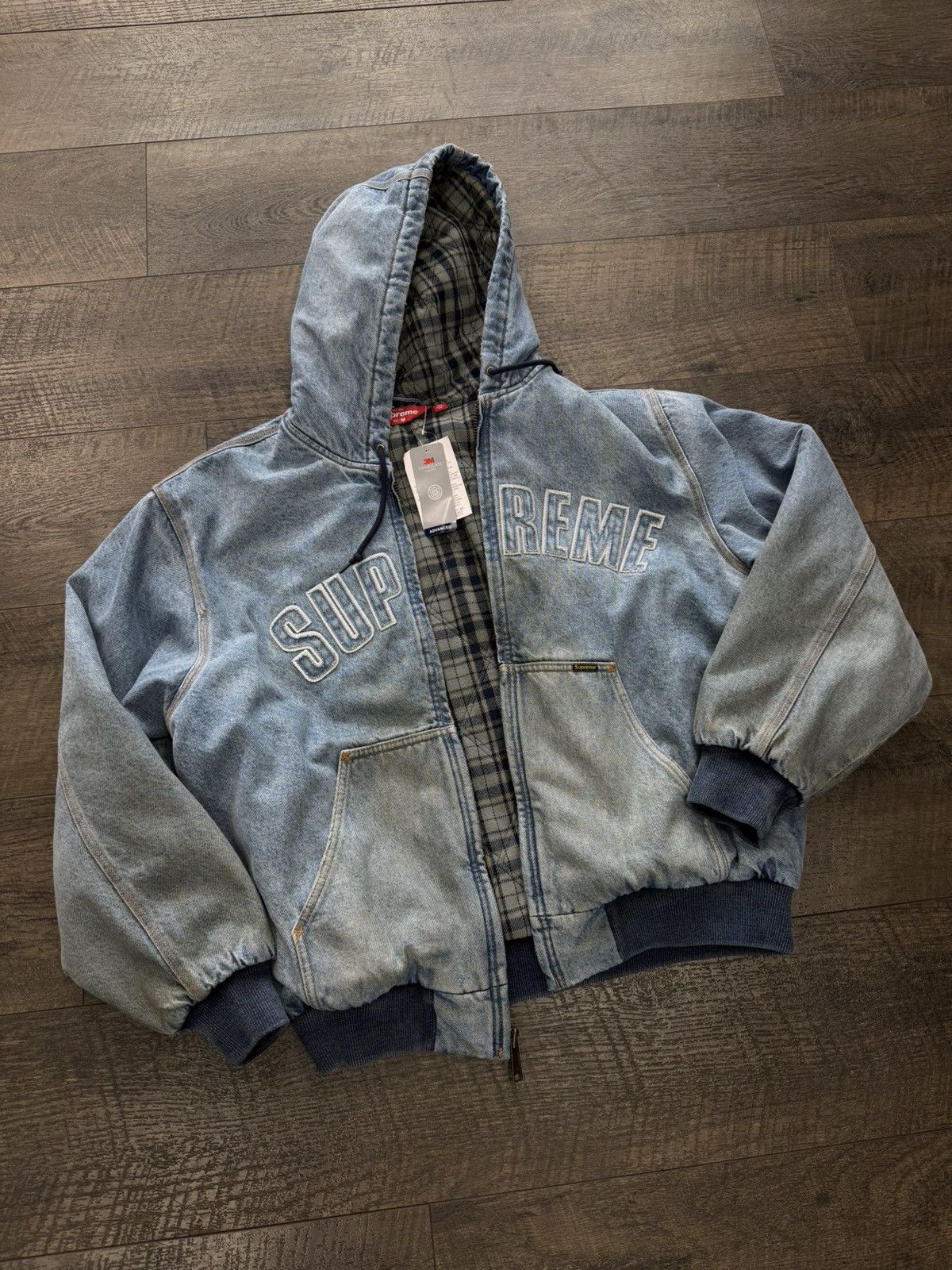 Supreme Supreme Gonz Map Work Jacket Blue | Grailed