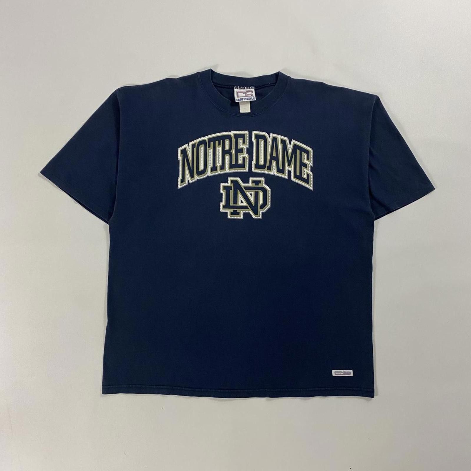 Other Vintage Notre Dame Crable Sportswear T-Shirt Size US L / EU 52-54 / 3 - 1 Thumbnail