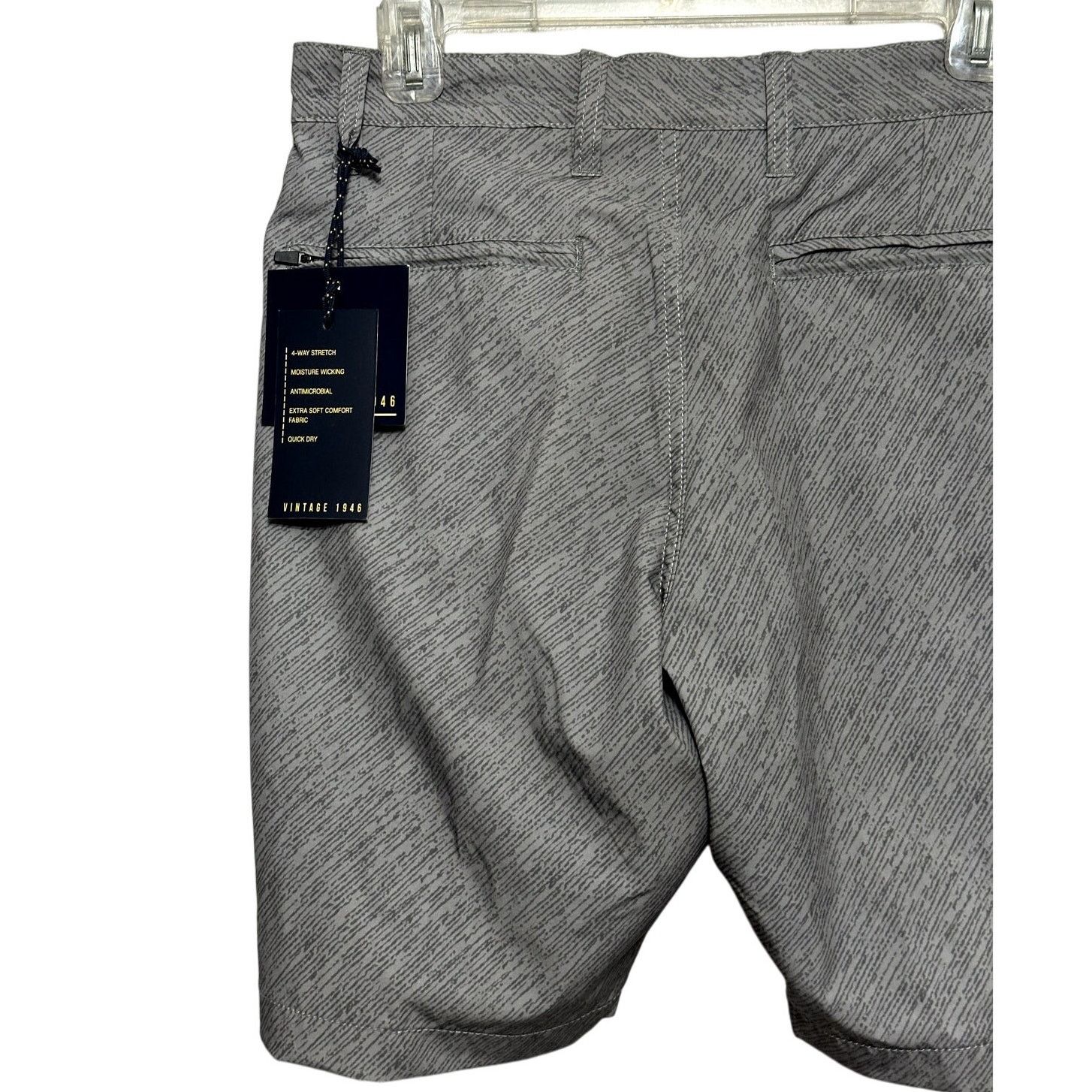 Other VTG 1946 Men's Gray Quick Dry 4 Way Stretch Shorts 38 NWT Size US 38 / EU 54 - 5 Thumbnail