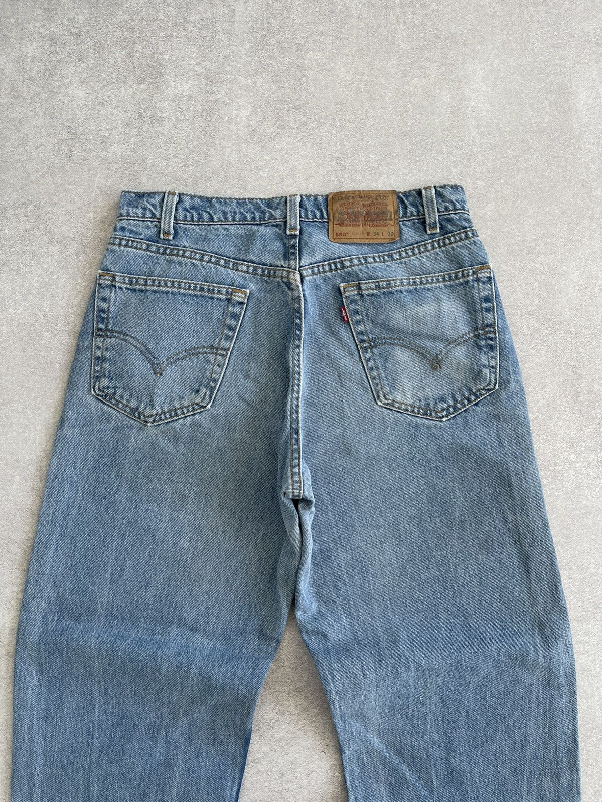 Levi's Vintage '97 Levi's 550 Made In USA Relaxed Loose Jeans Size US 32 / EU 48 - 12 Thumbnail