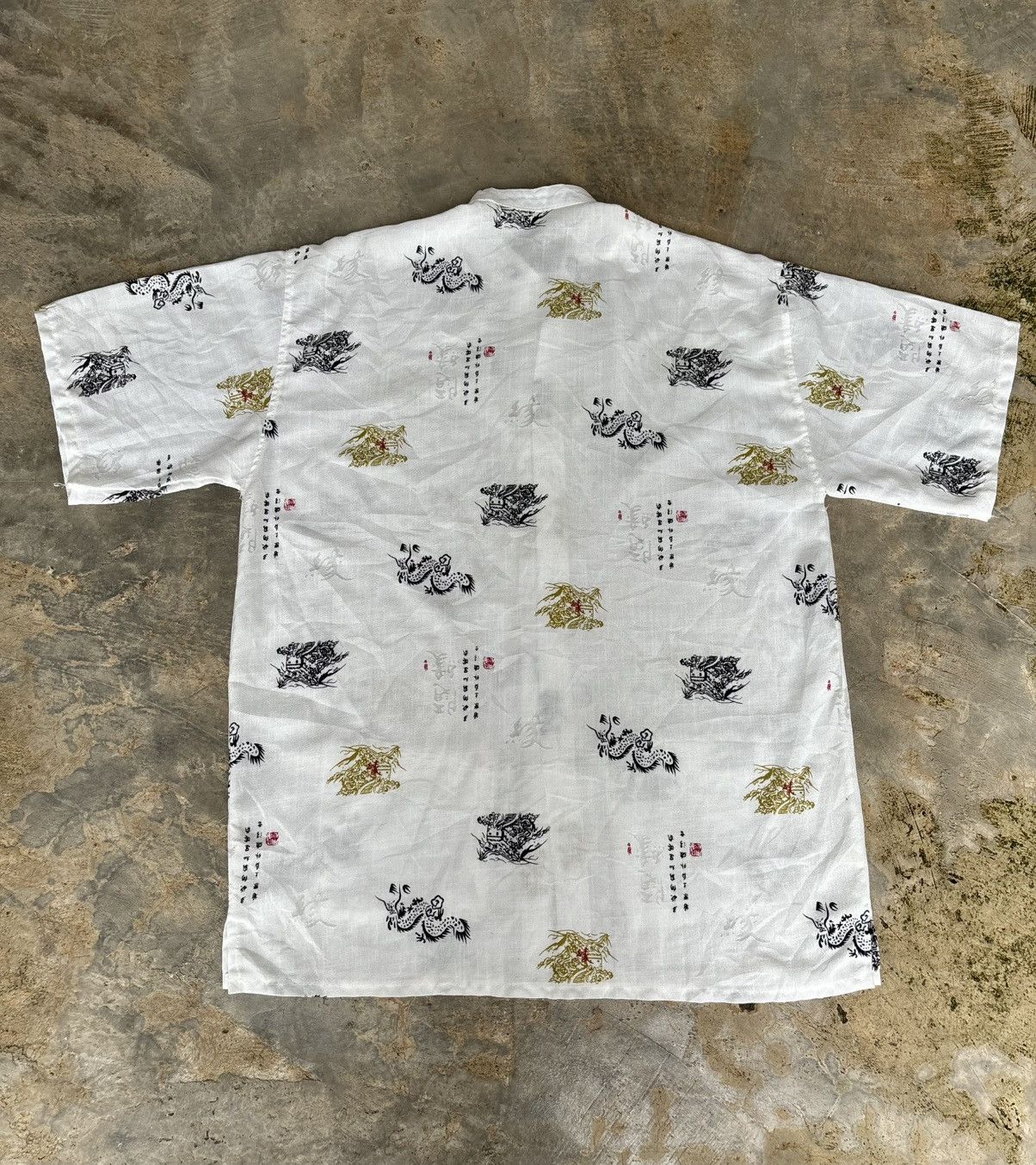 Hysteric Glamour Y2k Sukajan Dragon Double Pocket Shirt Size US XL / EU 56 / 4 - 5 Thumbnail