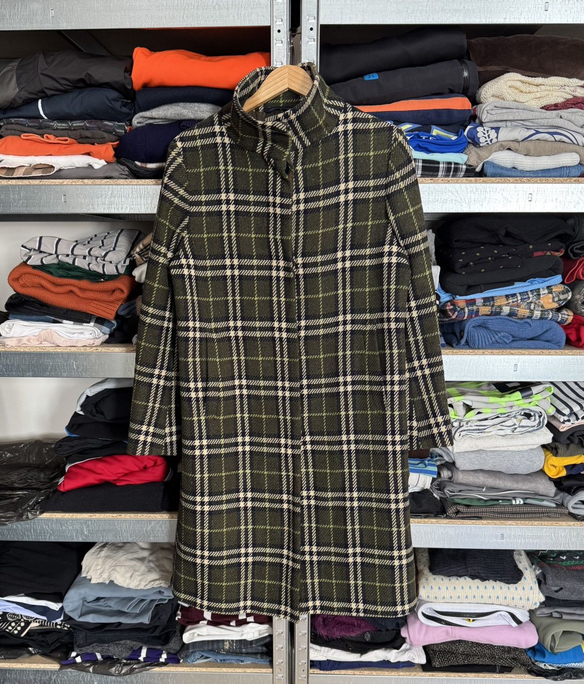 Burberry × Burberry Prorsum Burberry London UK8/US6 nova check coat jacket button up Size S / US 4 / IT 40 - 22 Thumbnail
