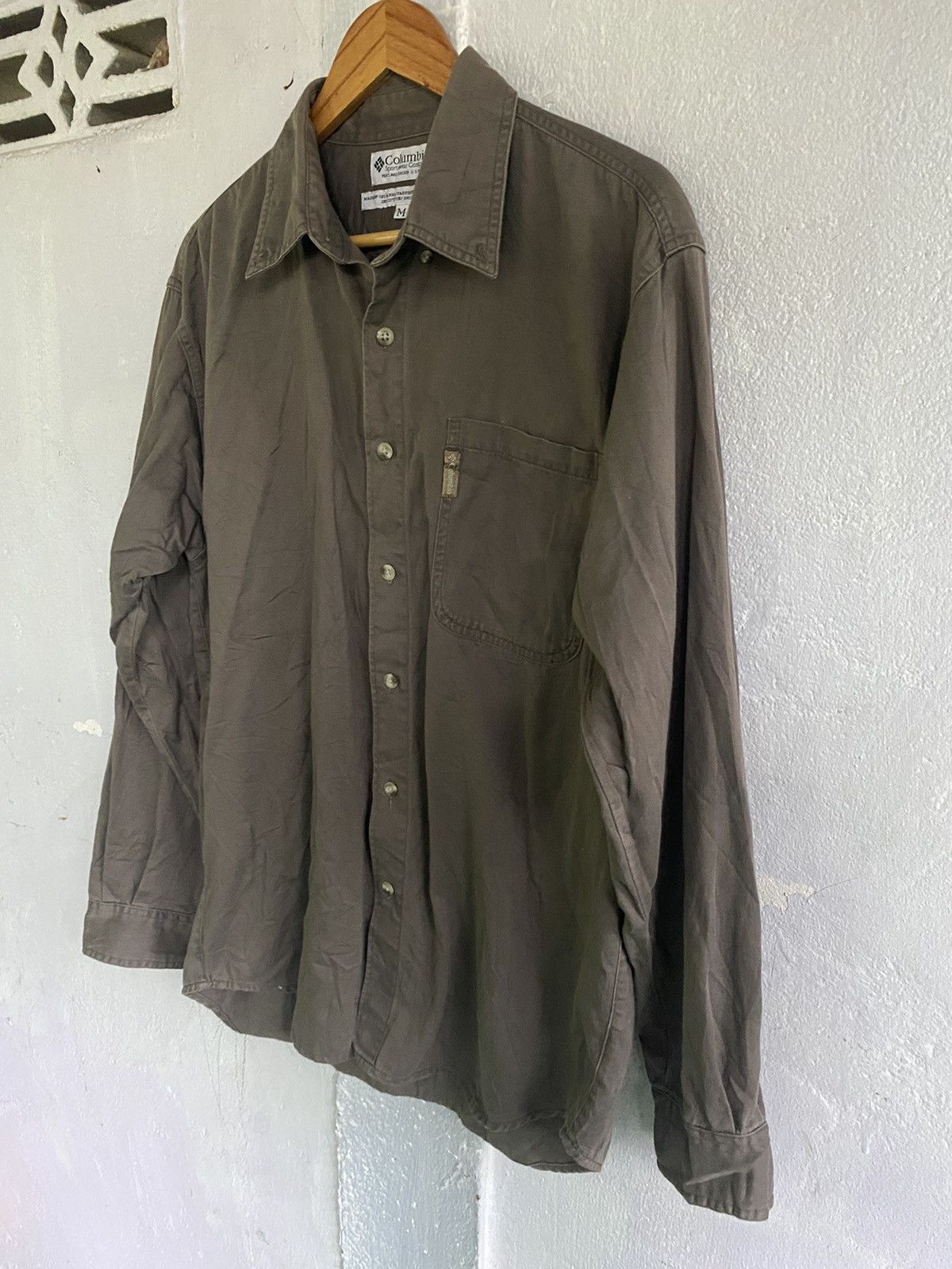 Columbia × Vintage Columbia Shirt Long Sleeve Button Front Pocket Vtg Outdoors Size US M / EU 48-50 / 2 - 4 Thumbnail