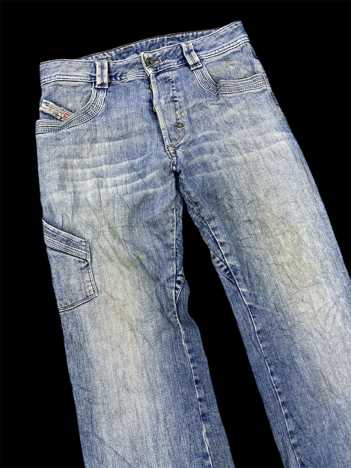 Designer × Diesel × Japanese Brand DIESEL DISTRESSED DENIM PANT Size US 28 / EU 44 - 2 Thumbnail
