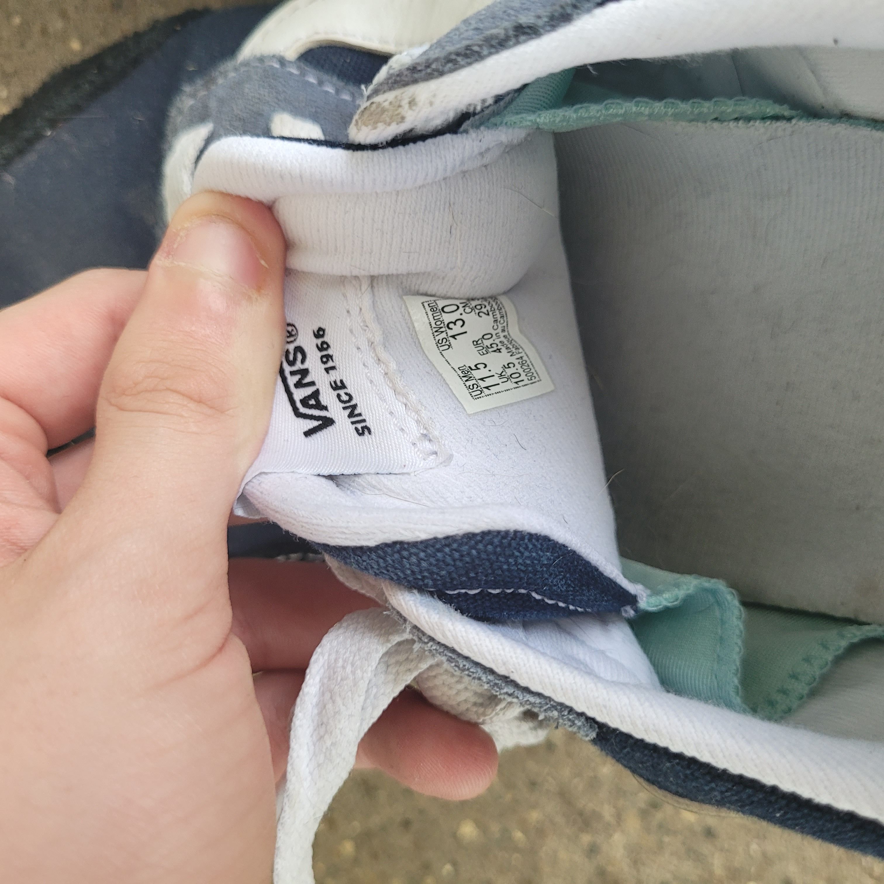 Vans Cruze Too Cc Vans low top sneakers Navy Blue Size US 11.5 / EU 44-45 - 4 Thumbnail
