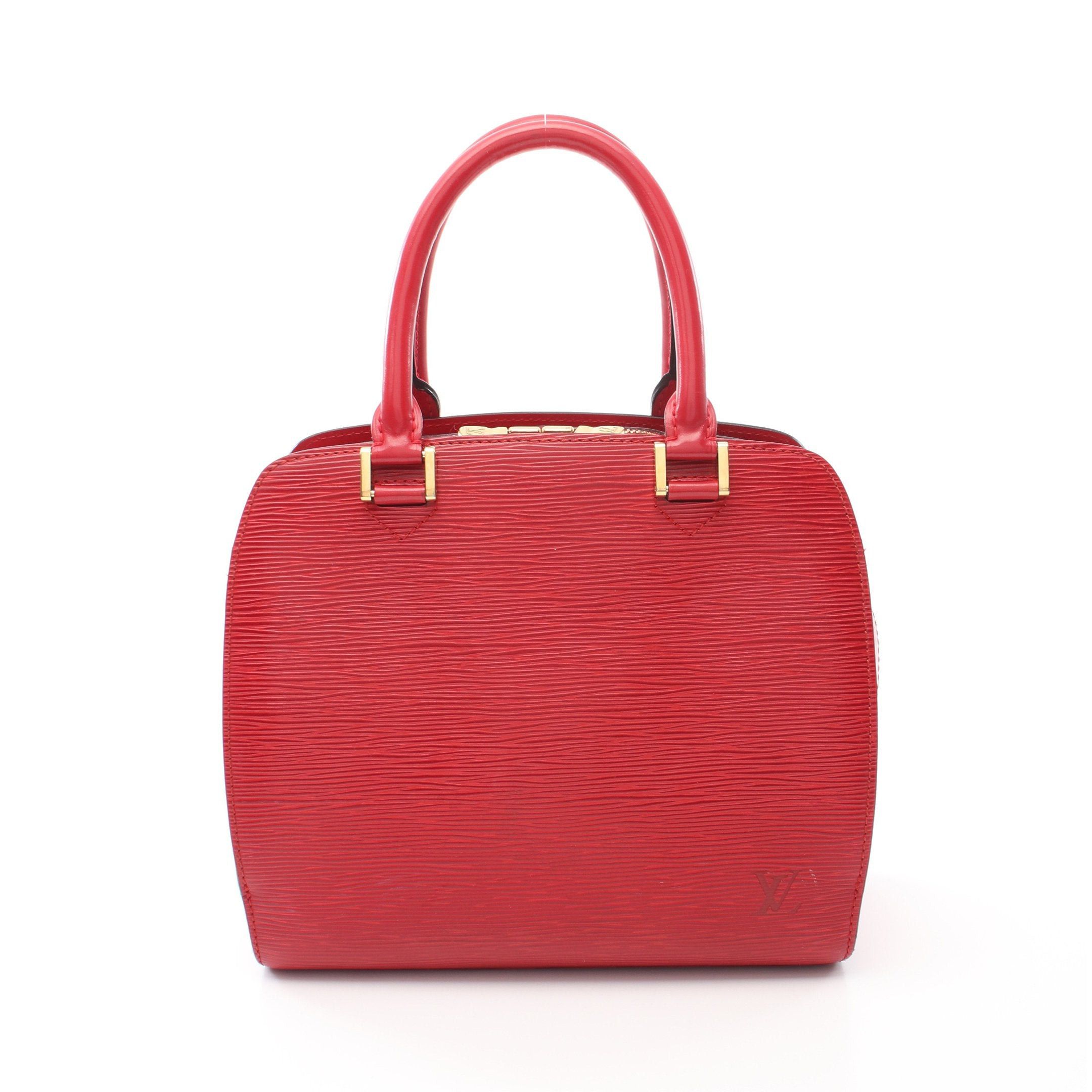 Louis Vuitton Louis Vuitton Pont Neuf Epi Castilian Red Handbag Leather Size ONE SIZE - 1 Thumbnail