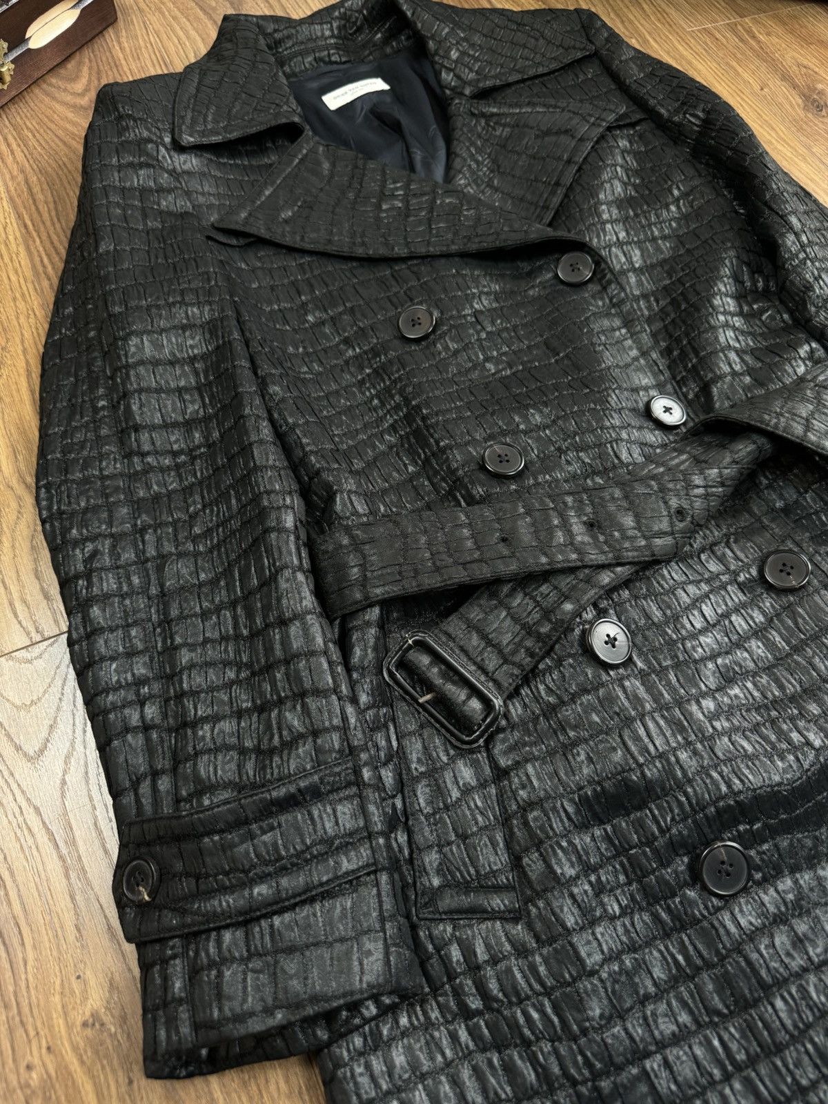 Dries Van Noten Rare coat Dries can Noten Crocodile original luxury item Size M / US 6-8 / IT 42-44 - 4 Thumbnail