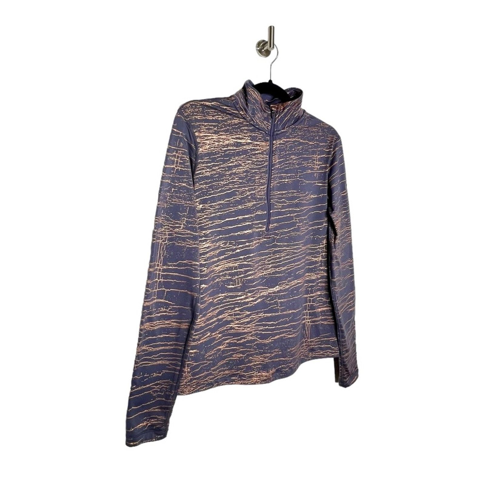 Nike Nike Pro Metallic Long Sleeve Half Zip Pullover Size Medium Size M / US 6-8 / IT 42-44 - 3 Thumbnail
