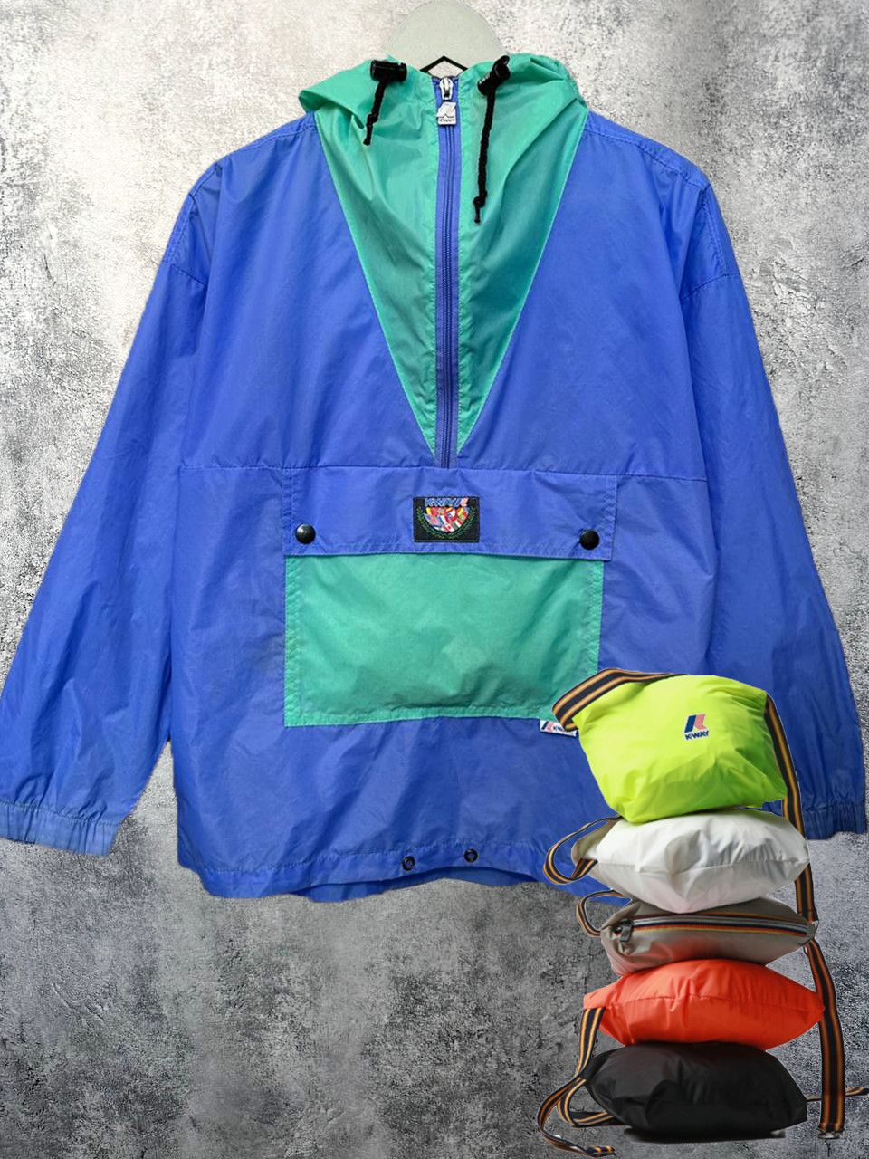 K-Way K-WAY Le Vrai 3.0 Vintage 80s Windbreaker Jacket Relaxed Fit Size US XS / EU 42 / 0 - 1 Thumbnail
