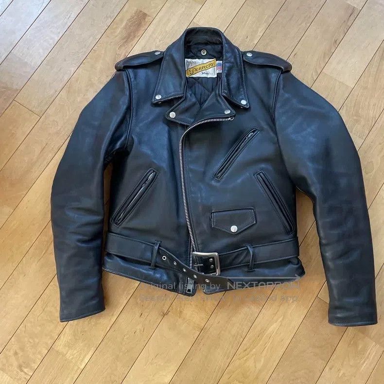 Schott Schott Motorcycle leather jacket Punk leather jacket Size US XS / EU 42 / 0 - 1 Thumbnail